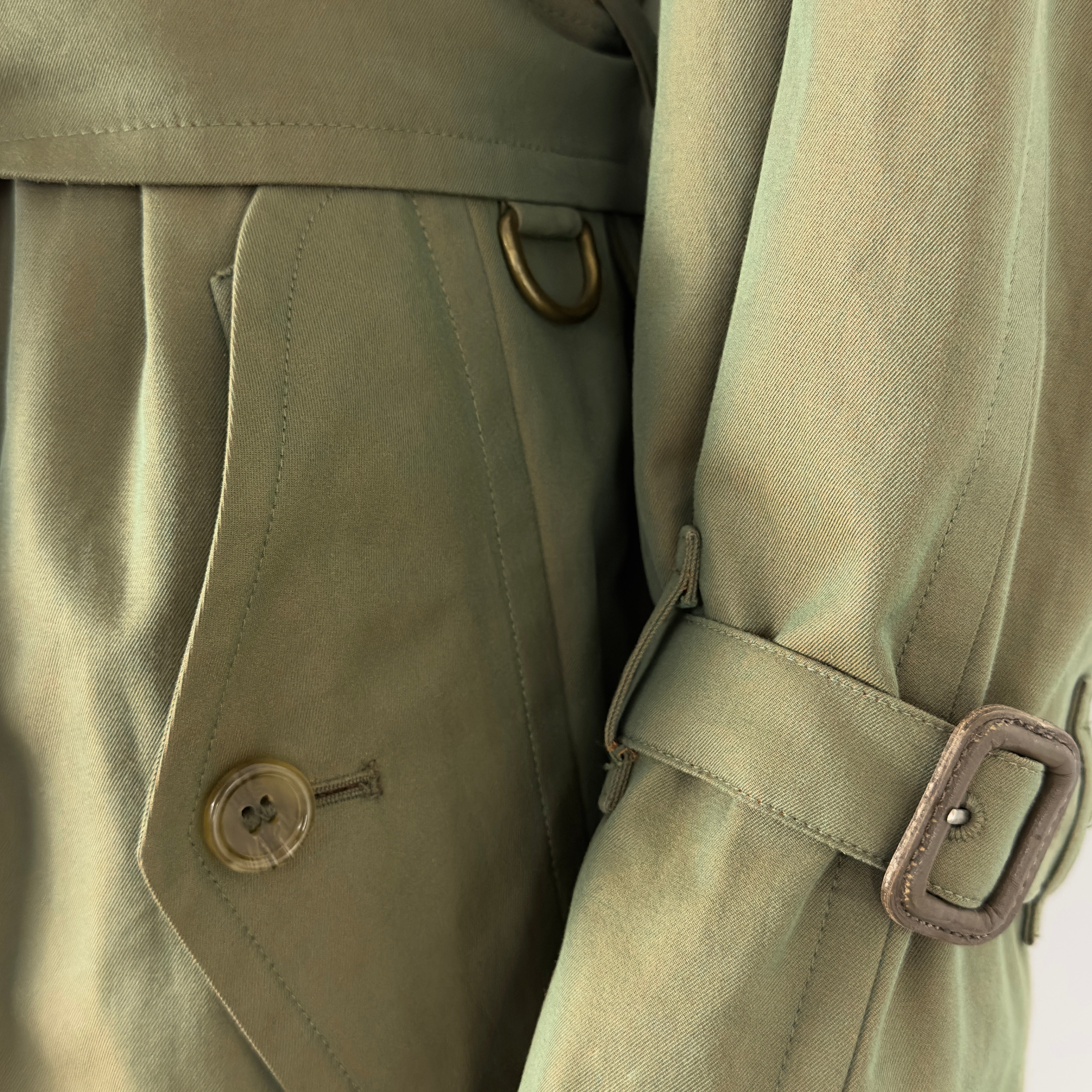 Trench BURBERRY M coton kaki