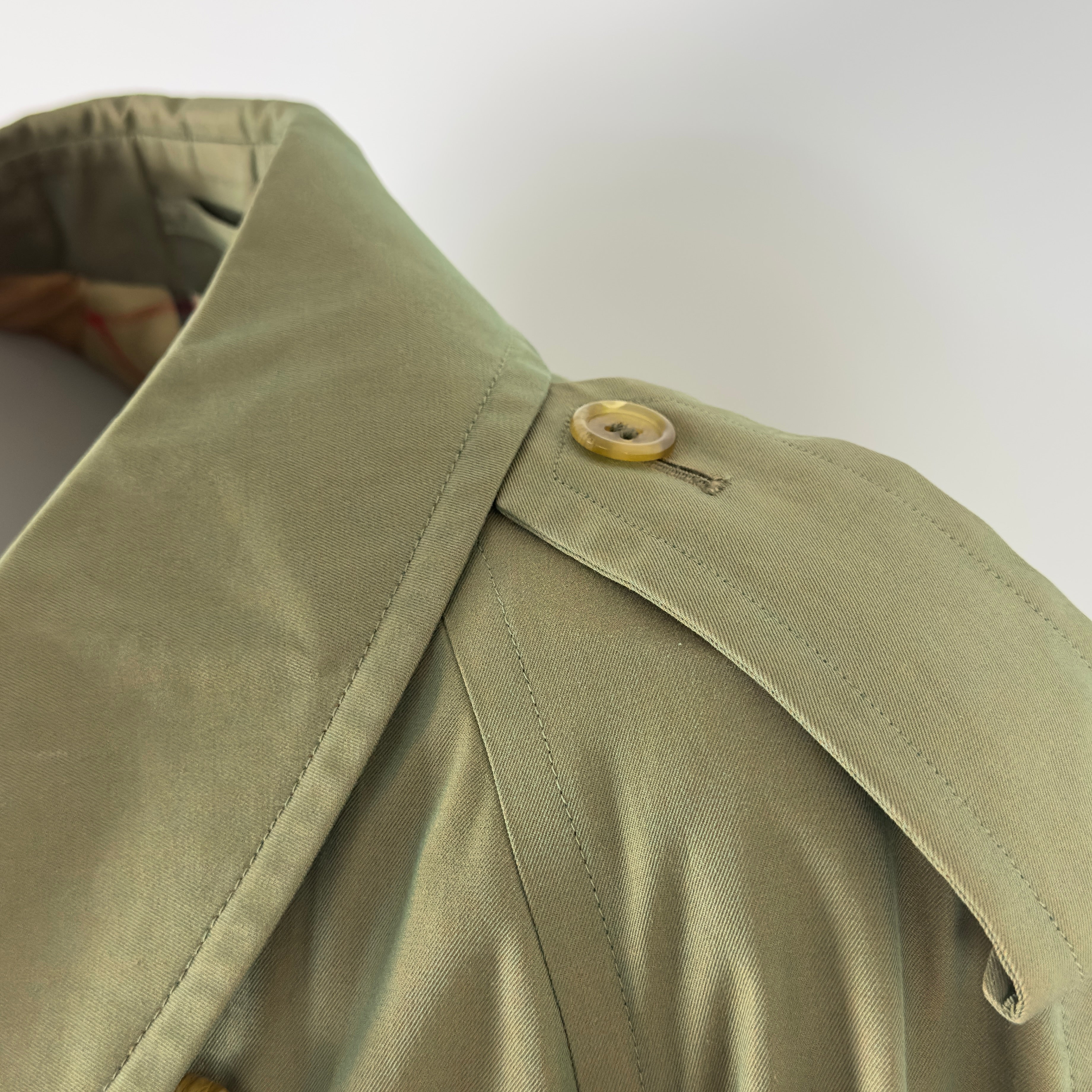 Trench BURBERRY M coton kaki