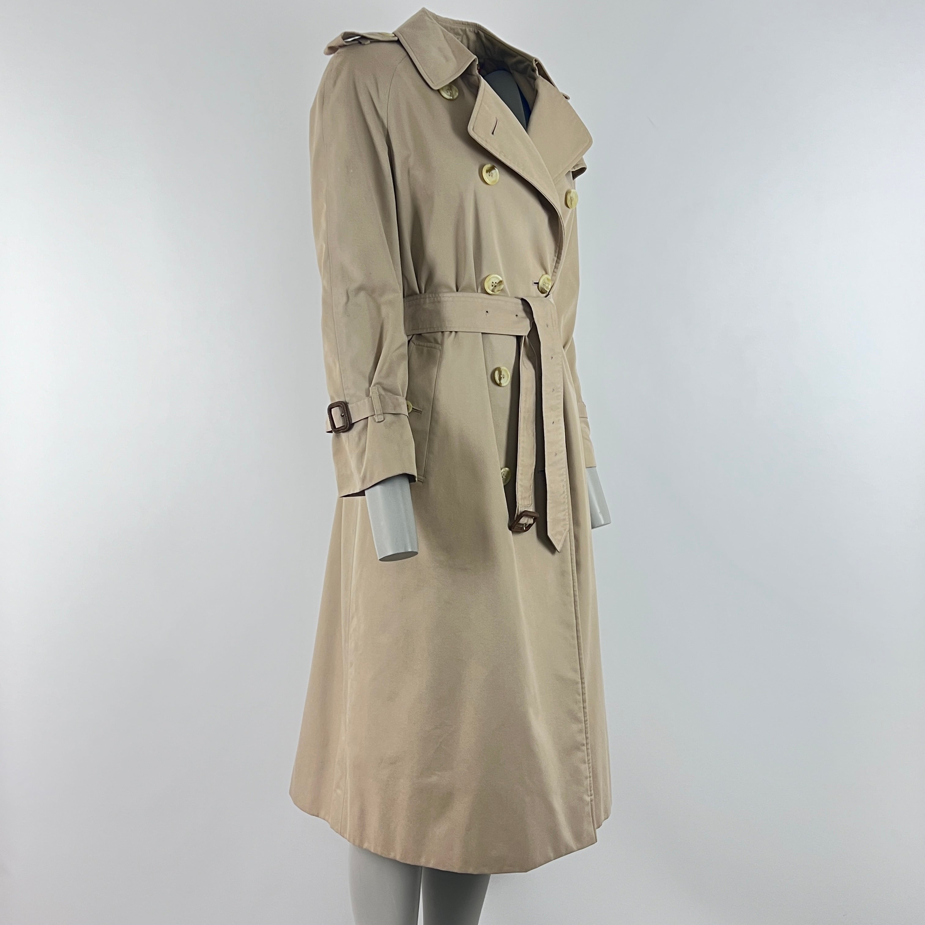 Trench BURBERRY XS coton beige