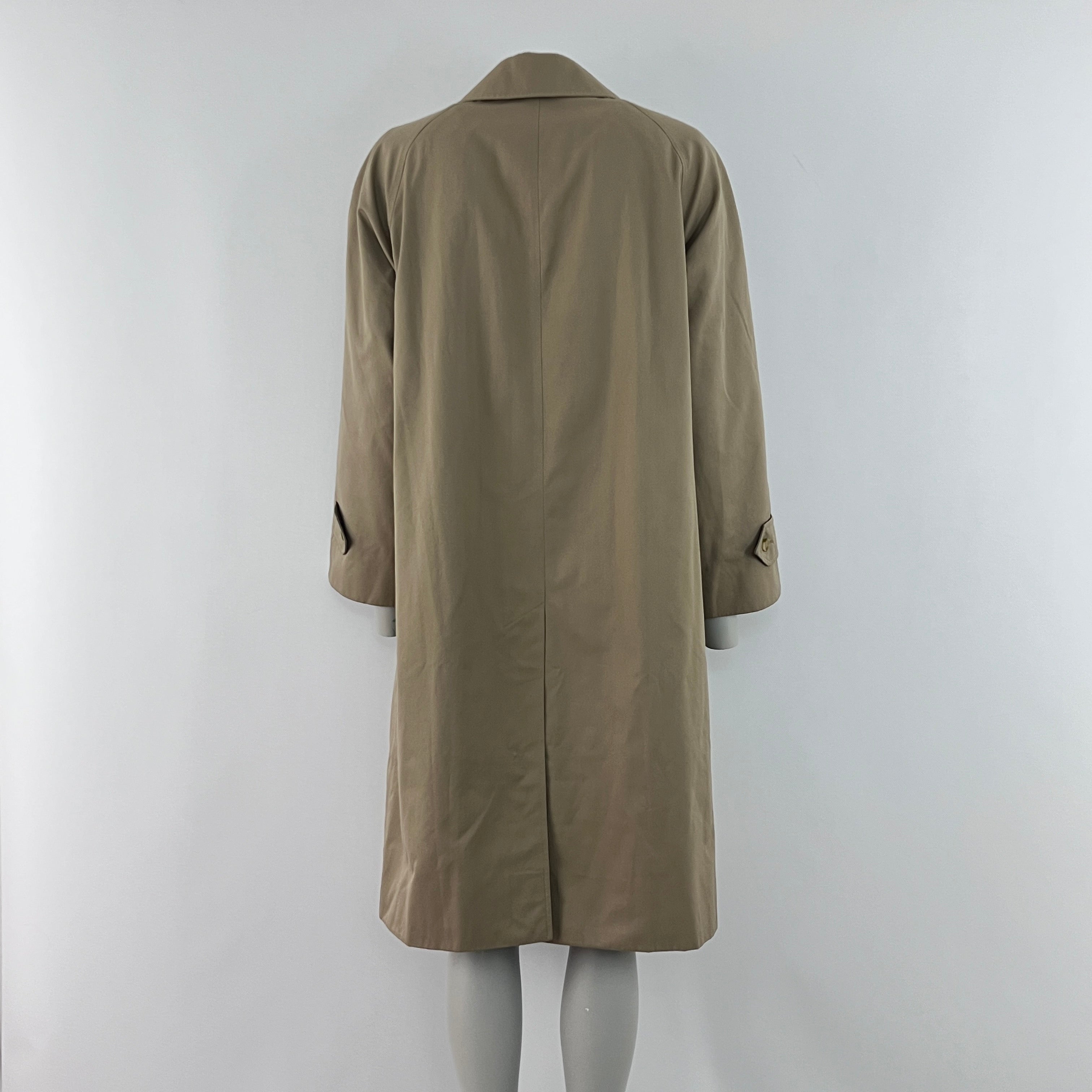 BURBERRY M beige cotton trench coat