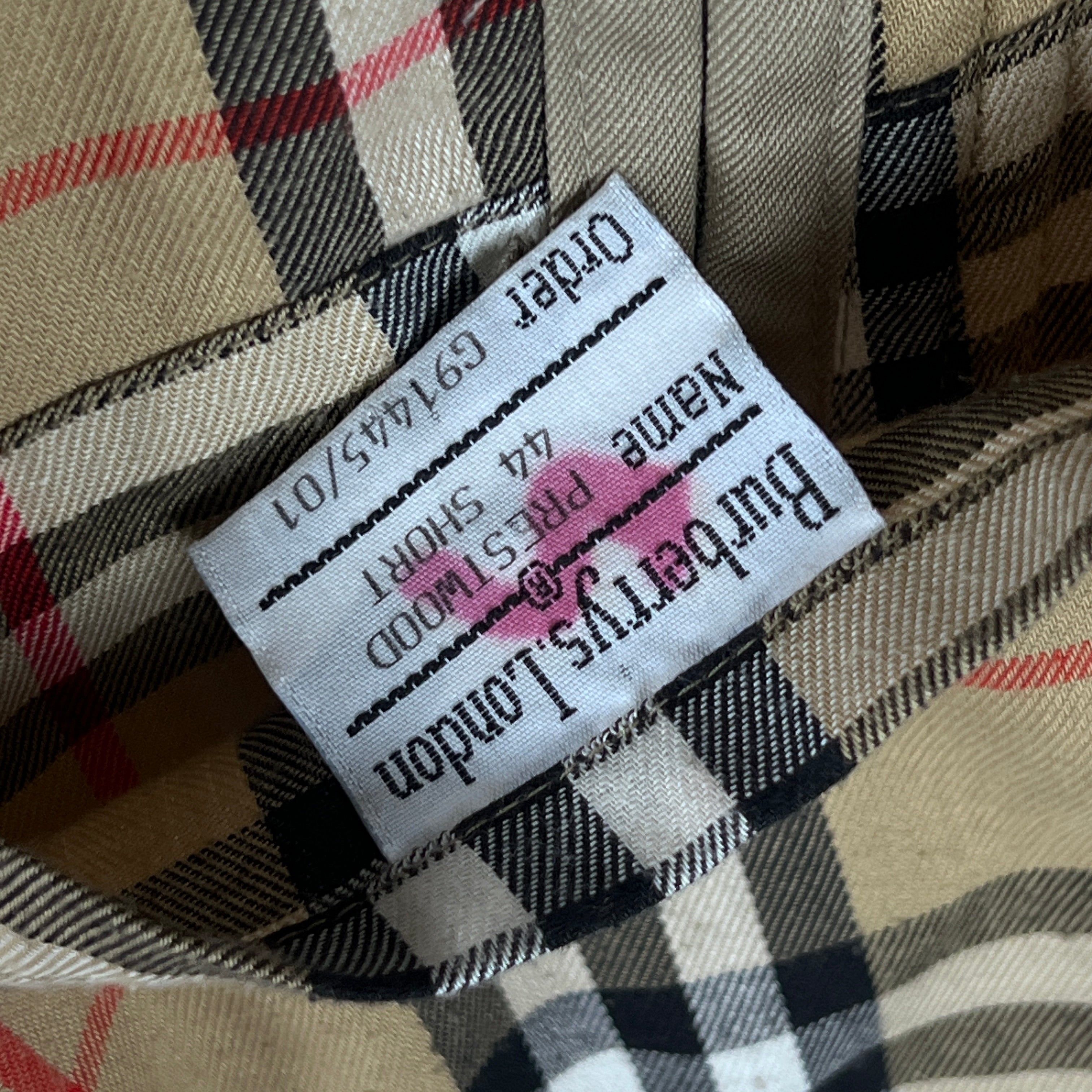 Trench BURBERRY M coton beige