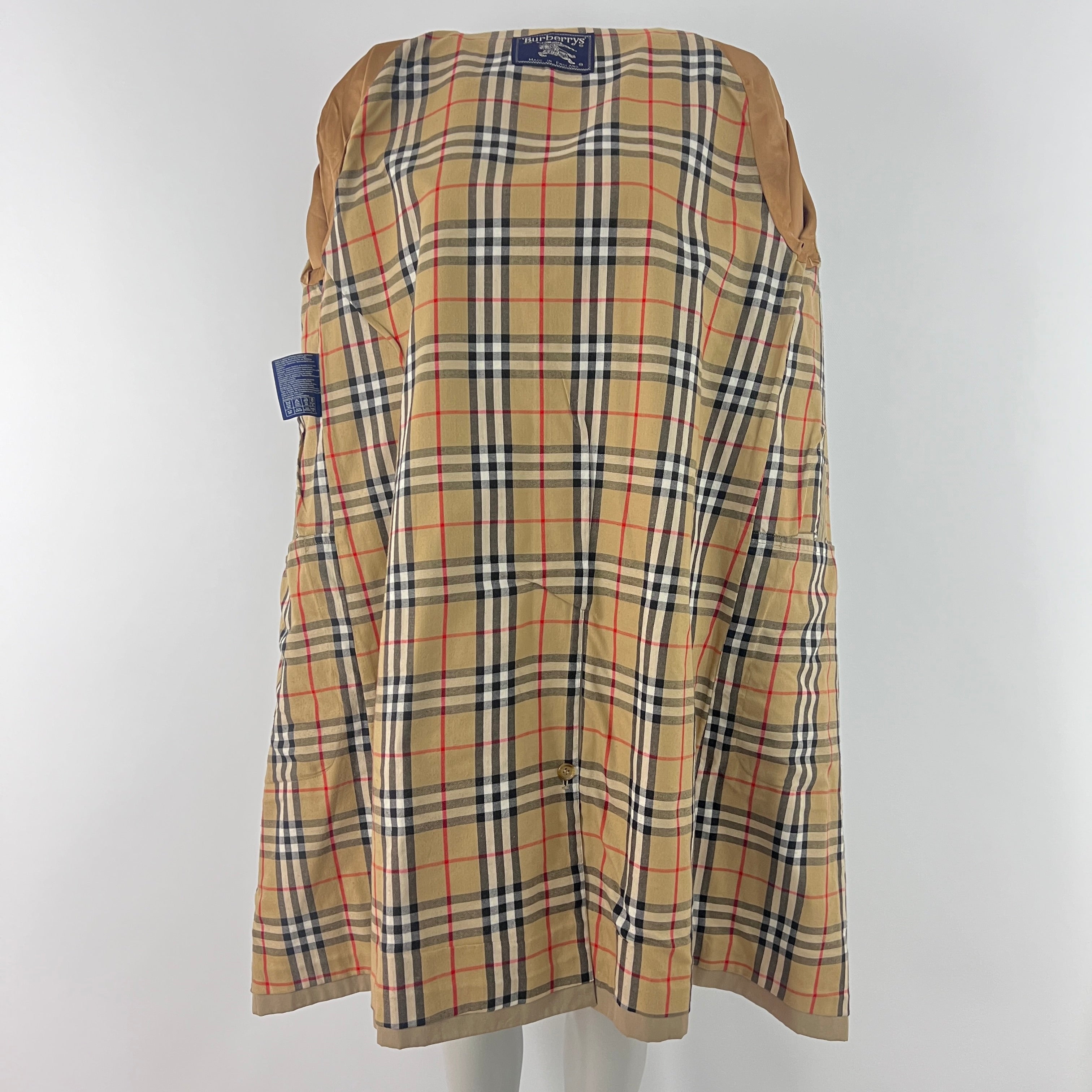 BURBERRY M beige cotton trench coat