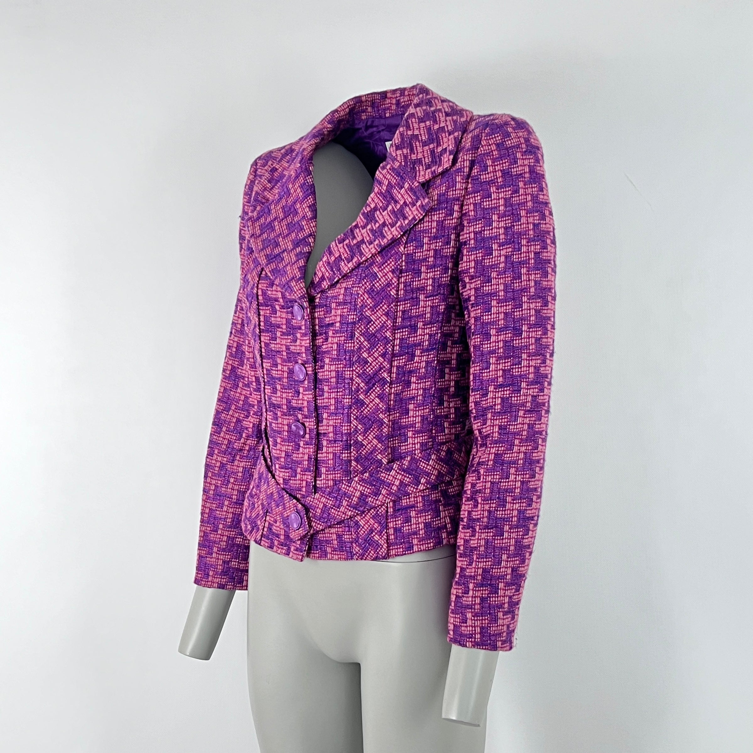 CHANEL S pink tweed jacket