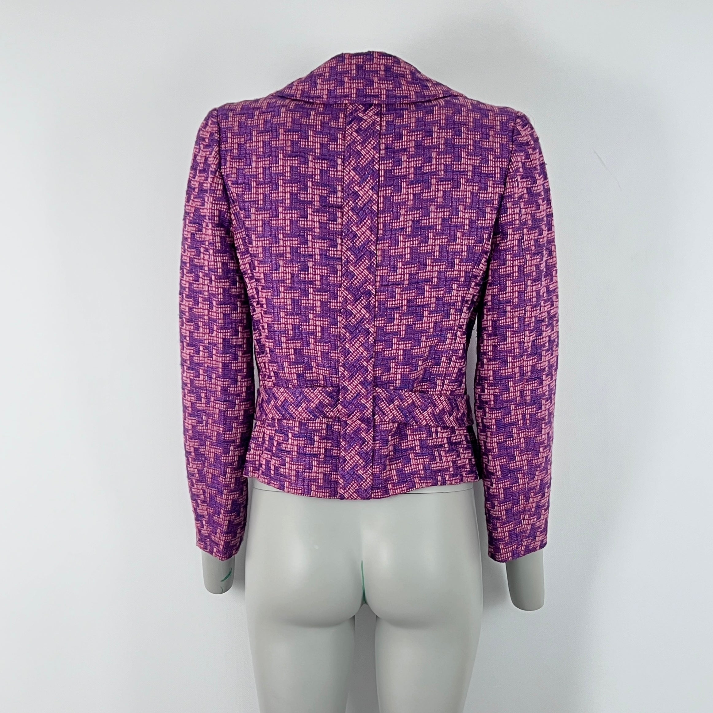 Veste CHANEL S tweed rose