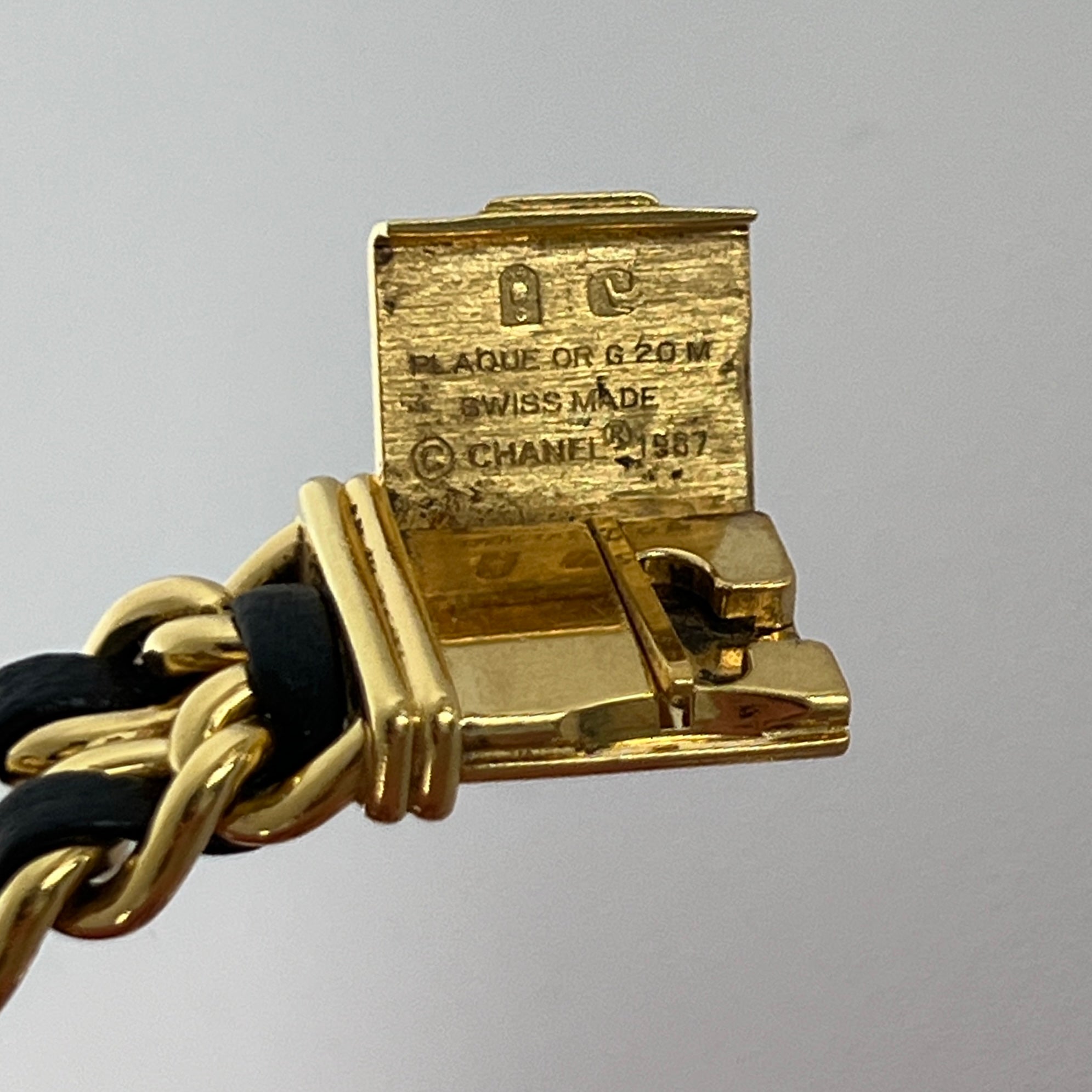 Montre CHANEL Première plaquée or taille M