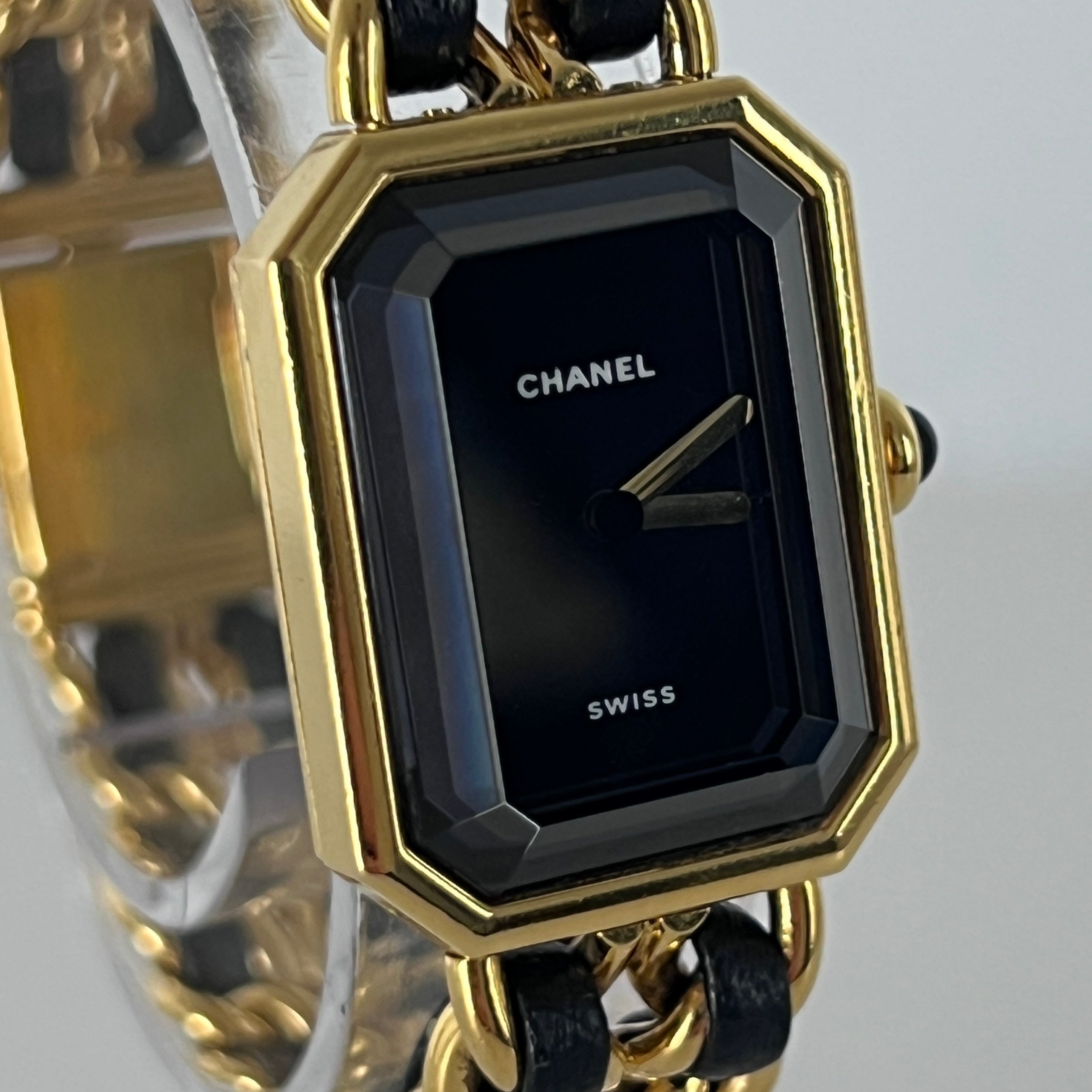 Montre CHANEL Première plaquée or taille M