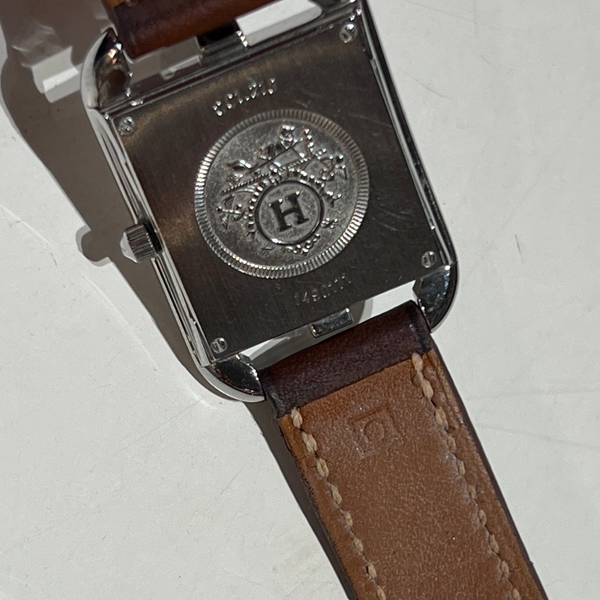 Montre HERMÈS Cape Cod acier argenté vintage 2011