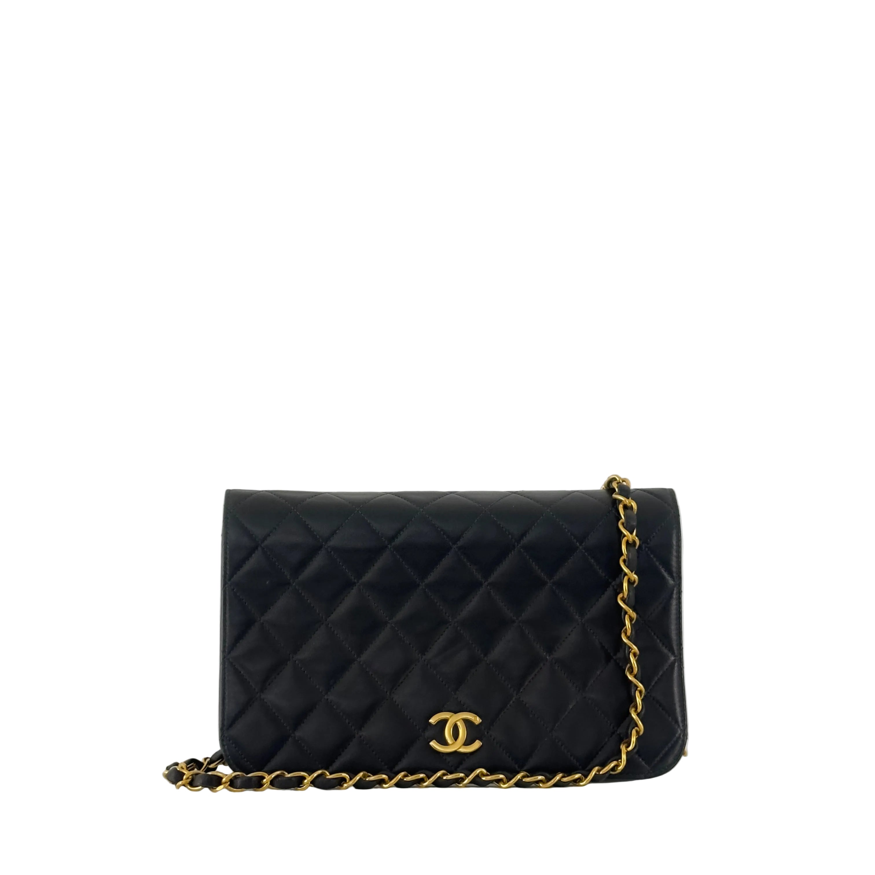 Sac à main CHANEL Timeless WOC Small cuir d'agneau noir
