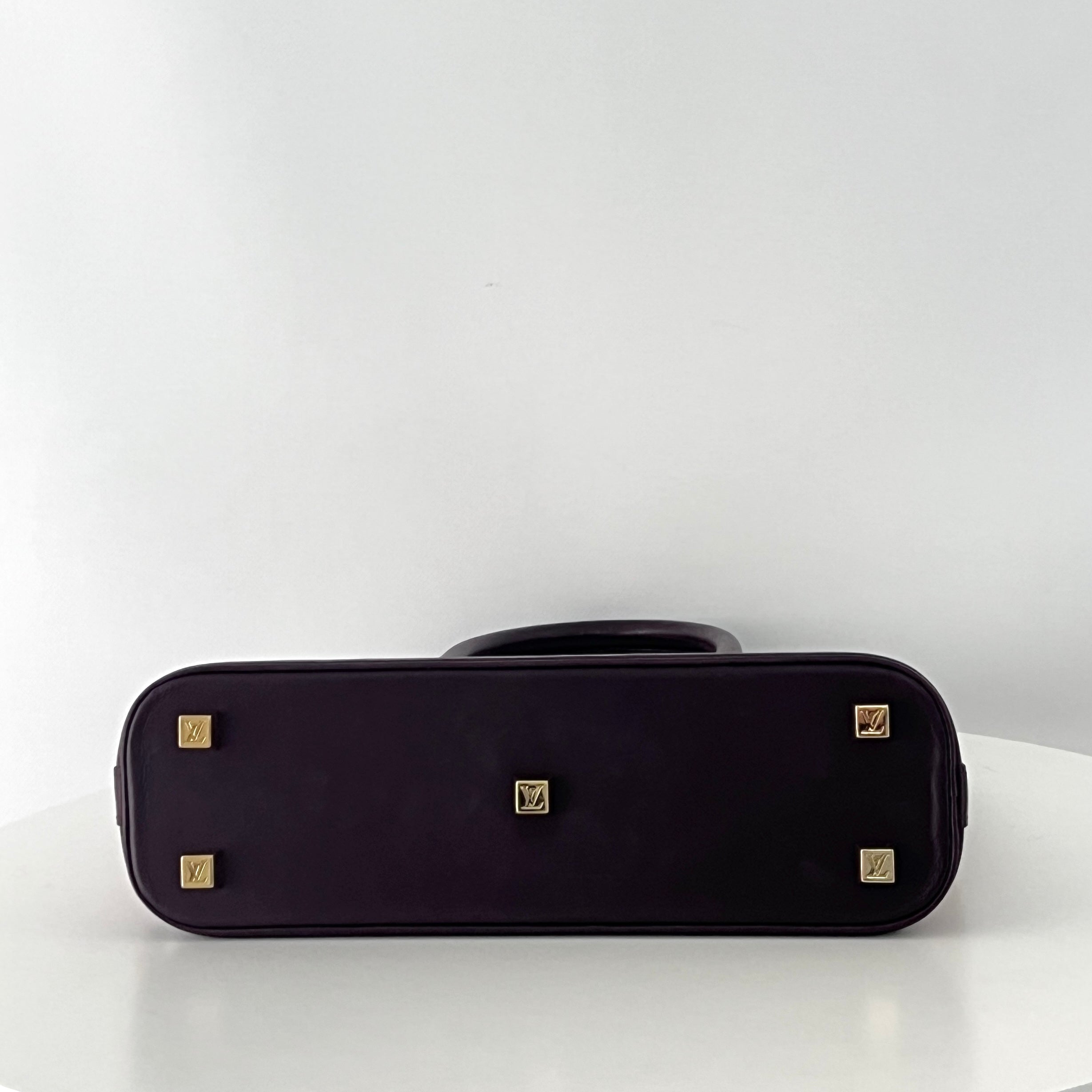 LOUIS VUITTON Alma Handbag in pink canvas and leather