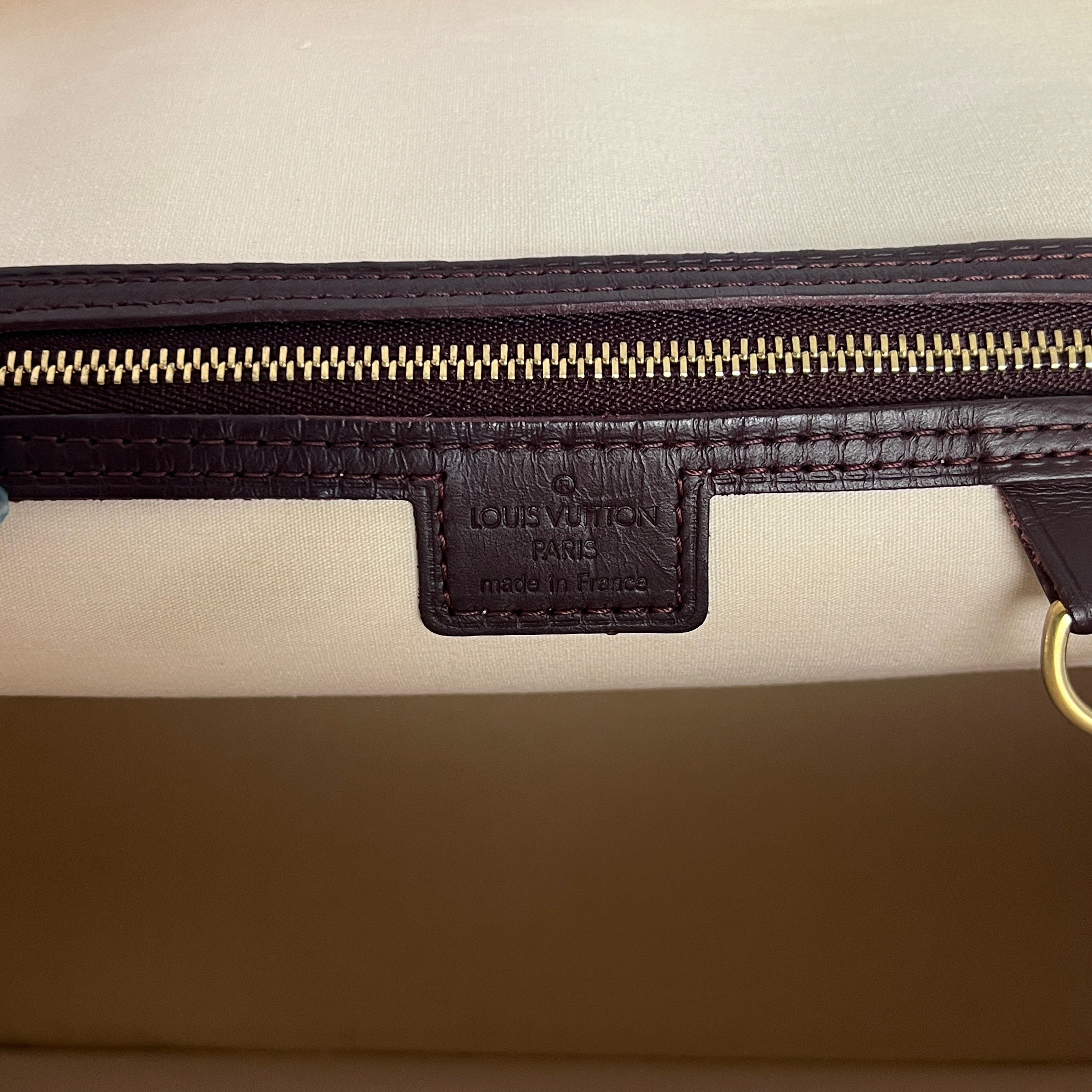 LOUIS VUITTON Alma Handbag in pink canvas and leather