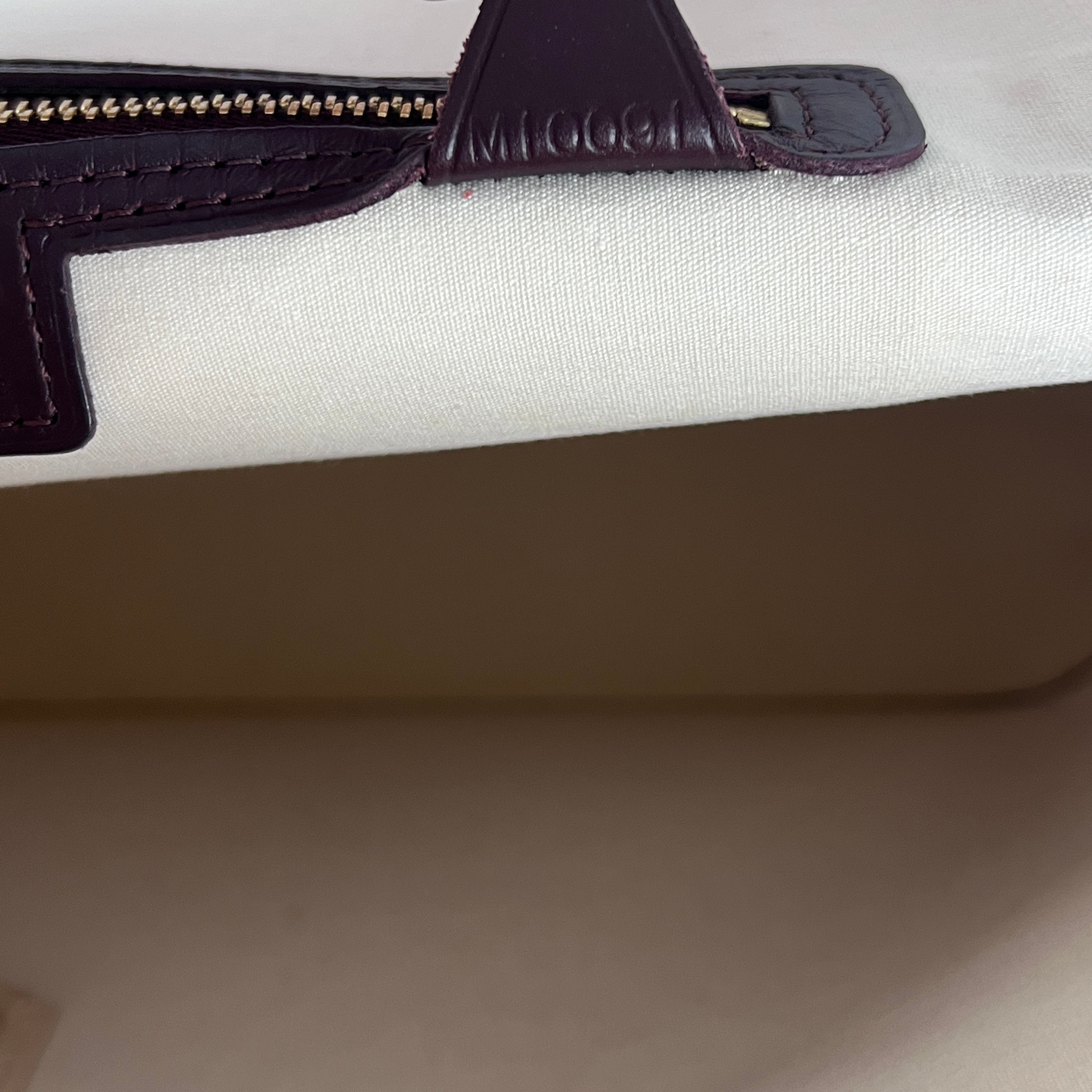 LOUIS VUITTON Alma Handbag in pink canvas and leather