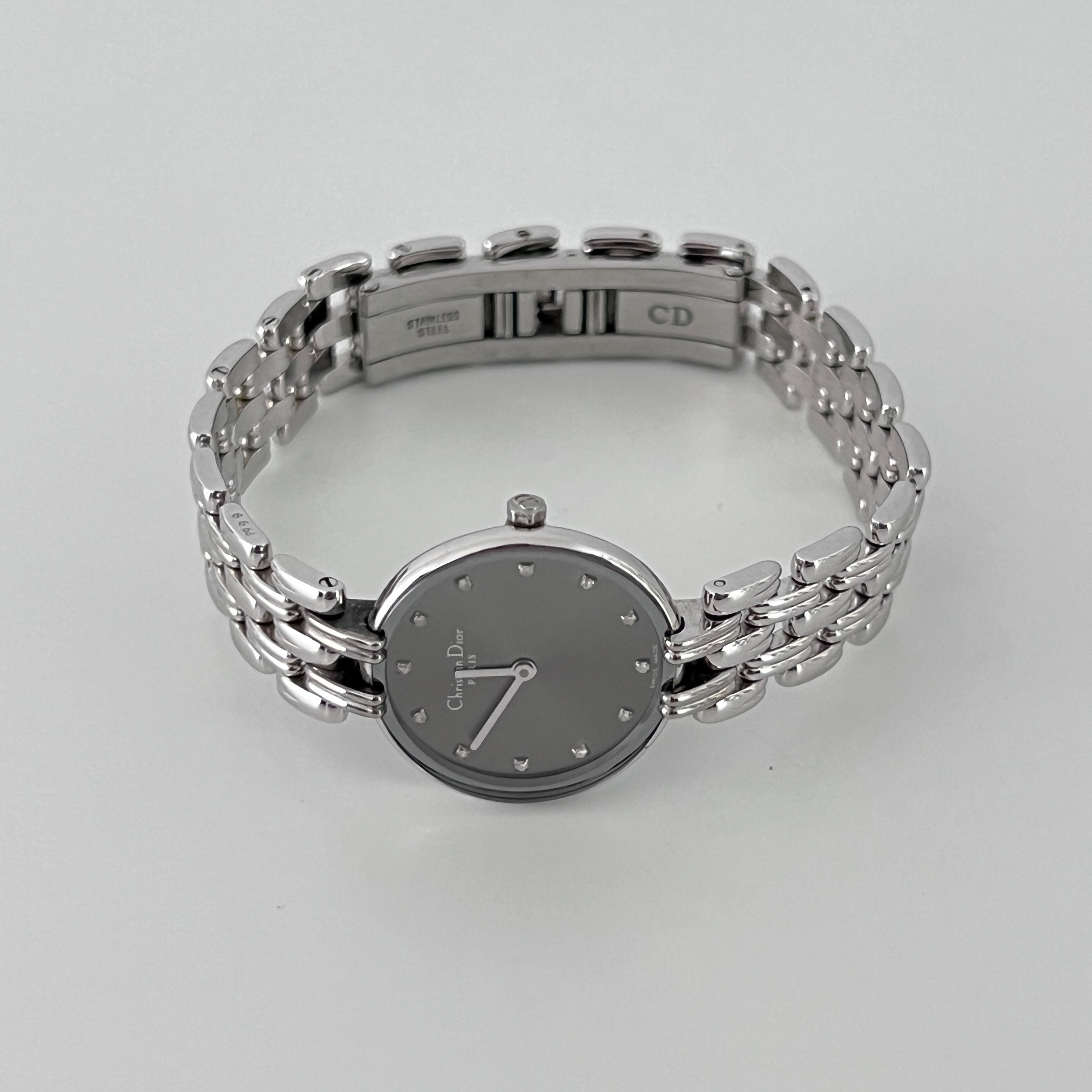 Montre DIOR Bagheera acier argenté