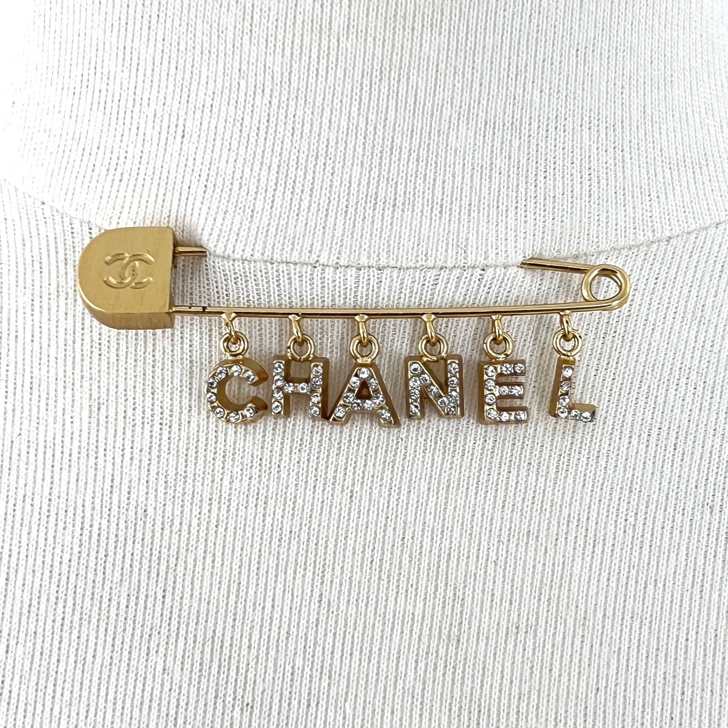Broche CHANEL Strass