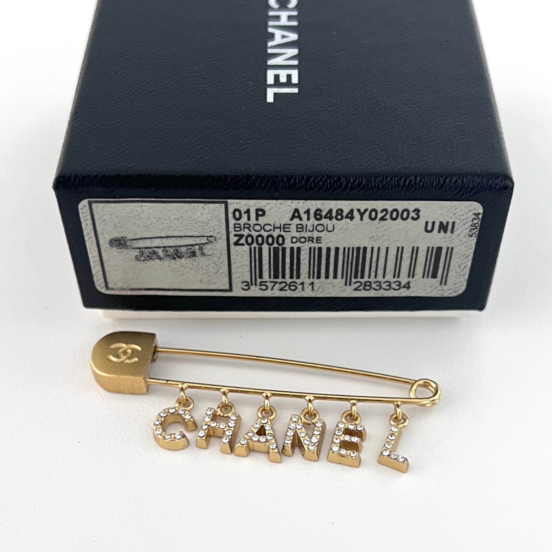 Broche CHANEL Strass