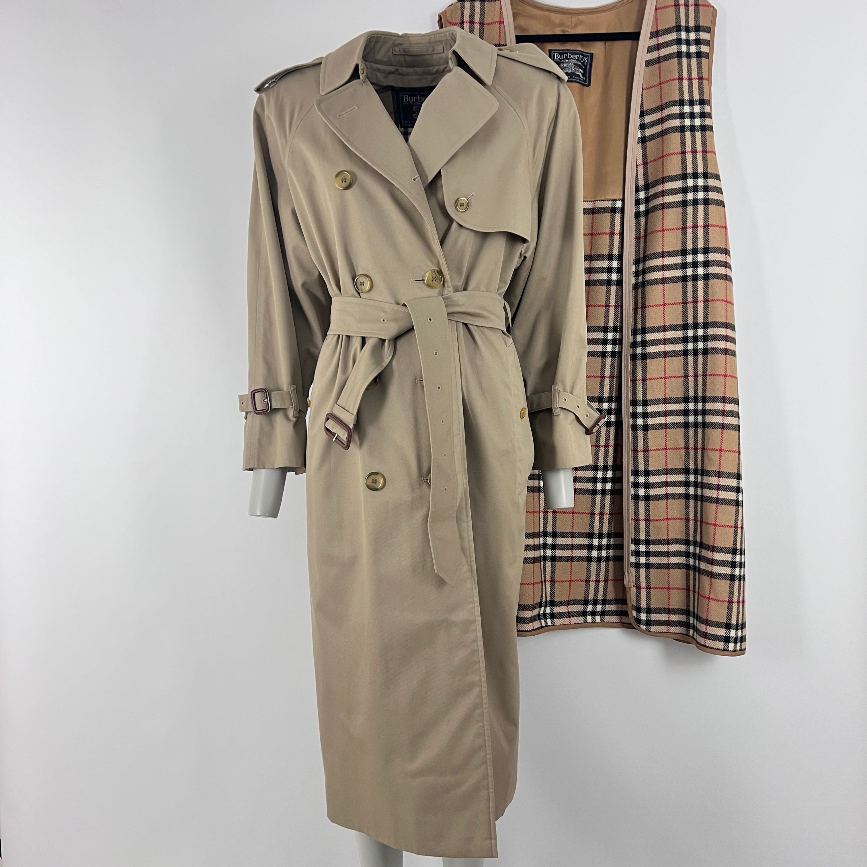 Trench BURBERRY S coton beige