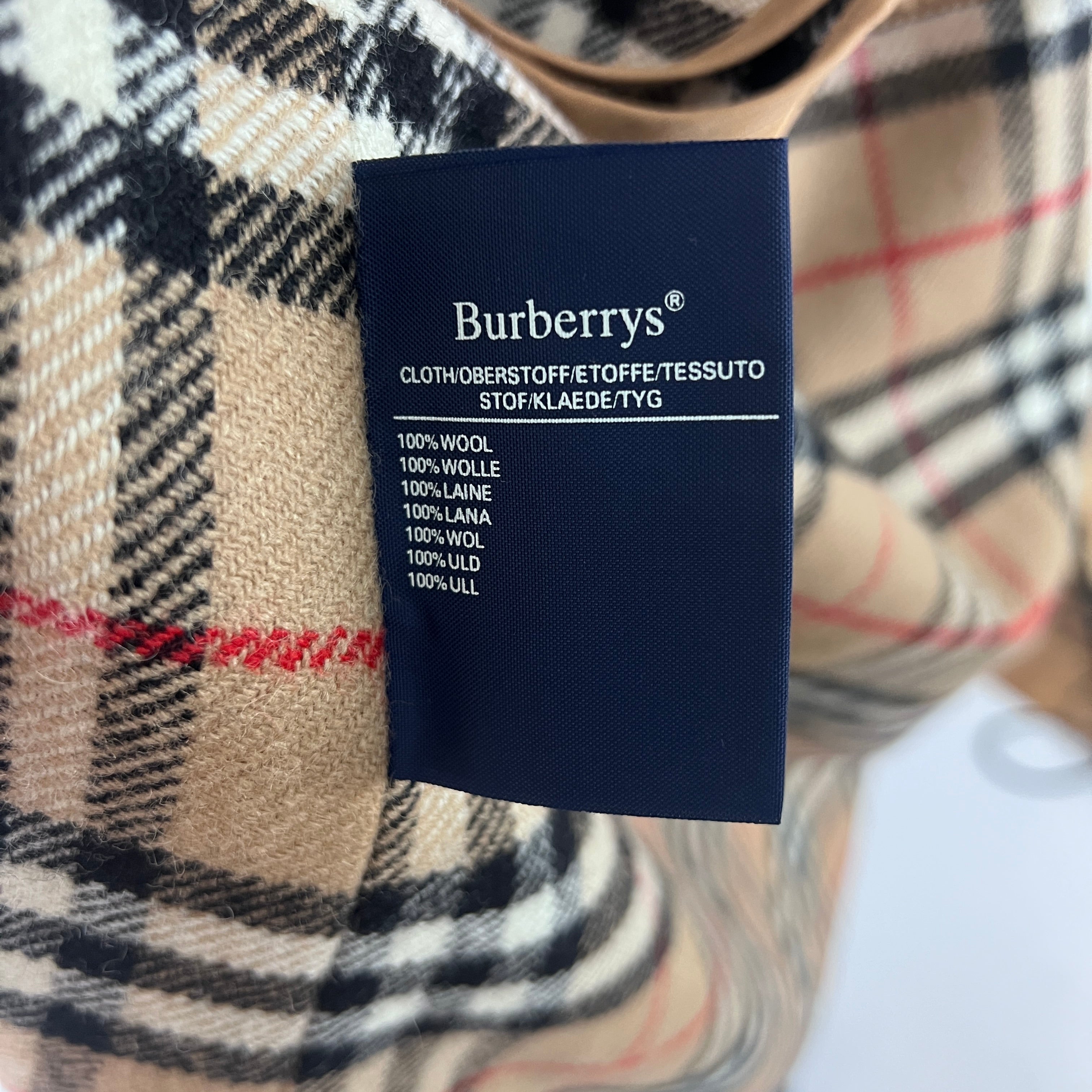 Trench BURBERRY S coton beige