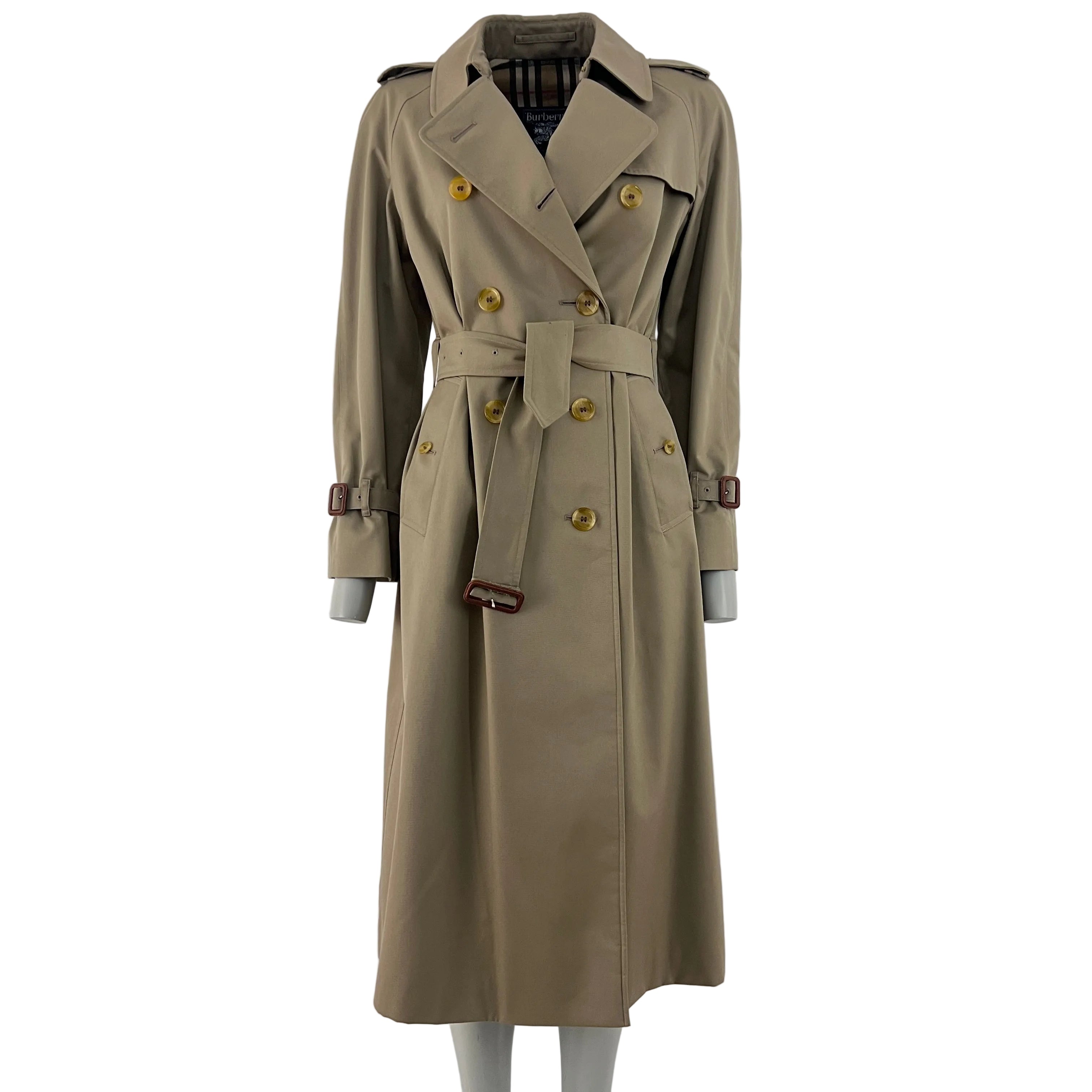 Trench BURBERRY S coton beige