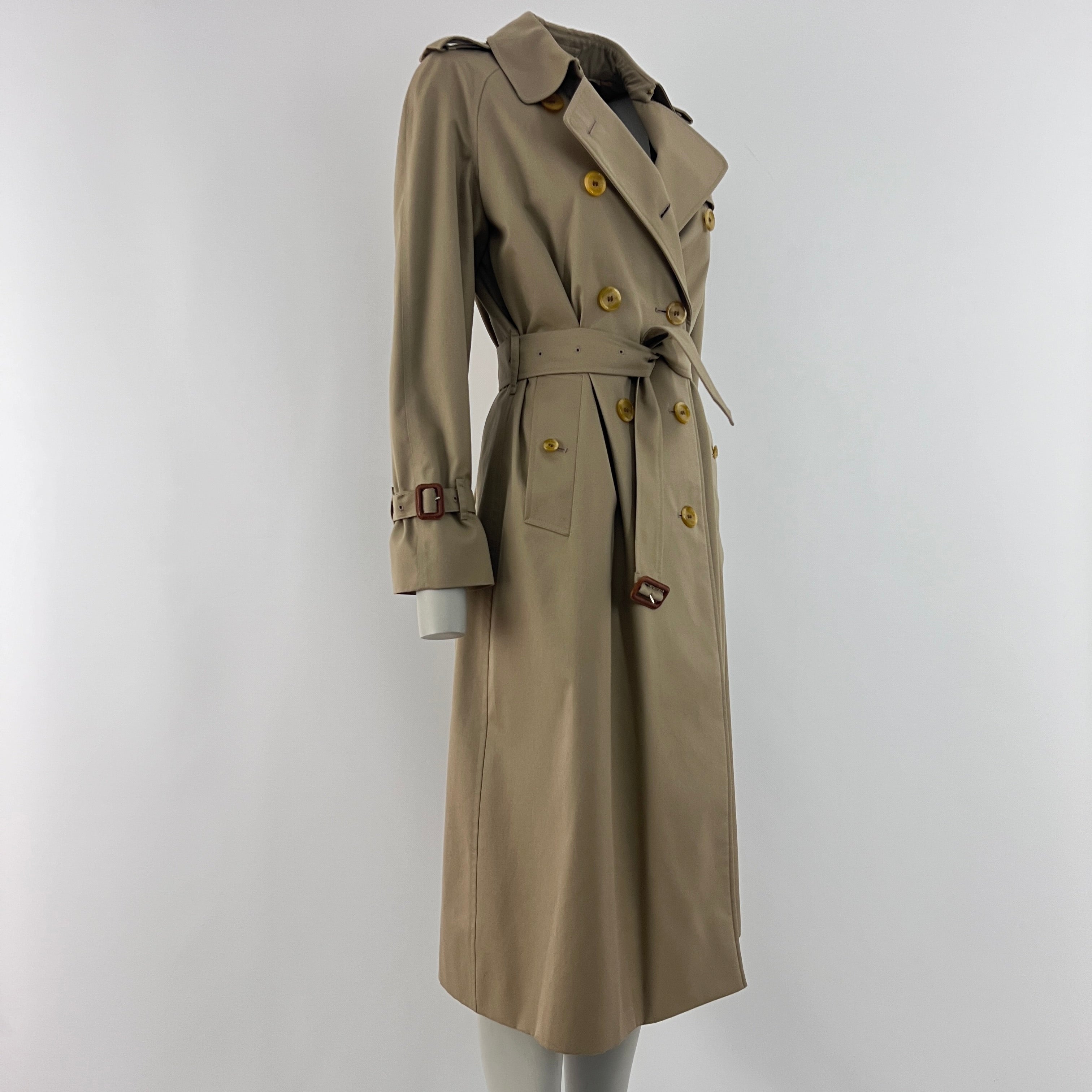 Trench BURBERRY S coton beige