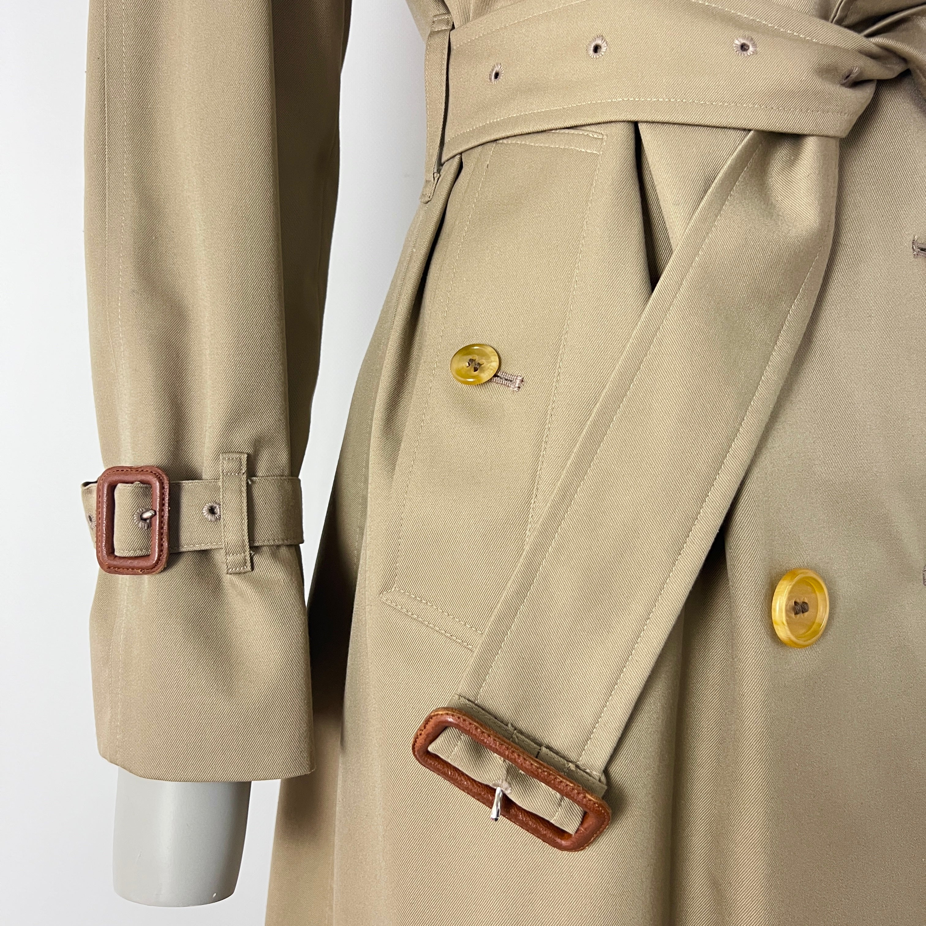 Trench BURBERRY S coton beige