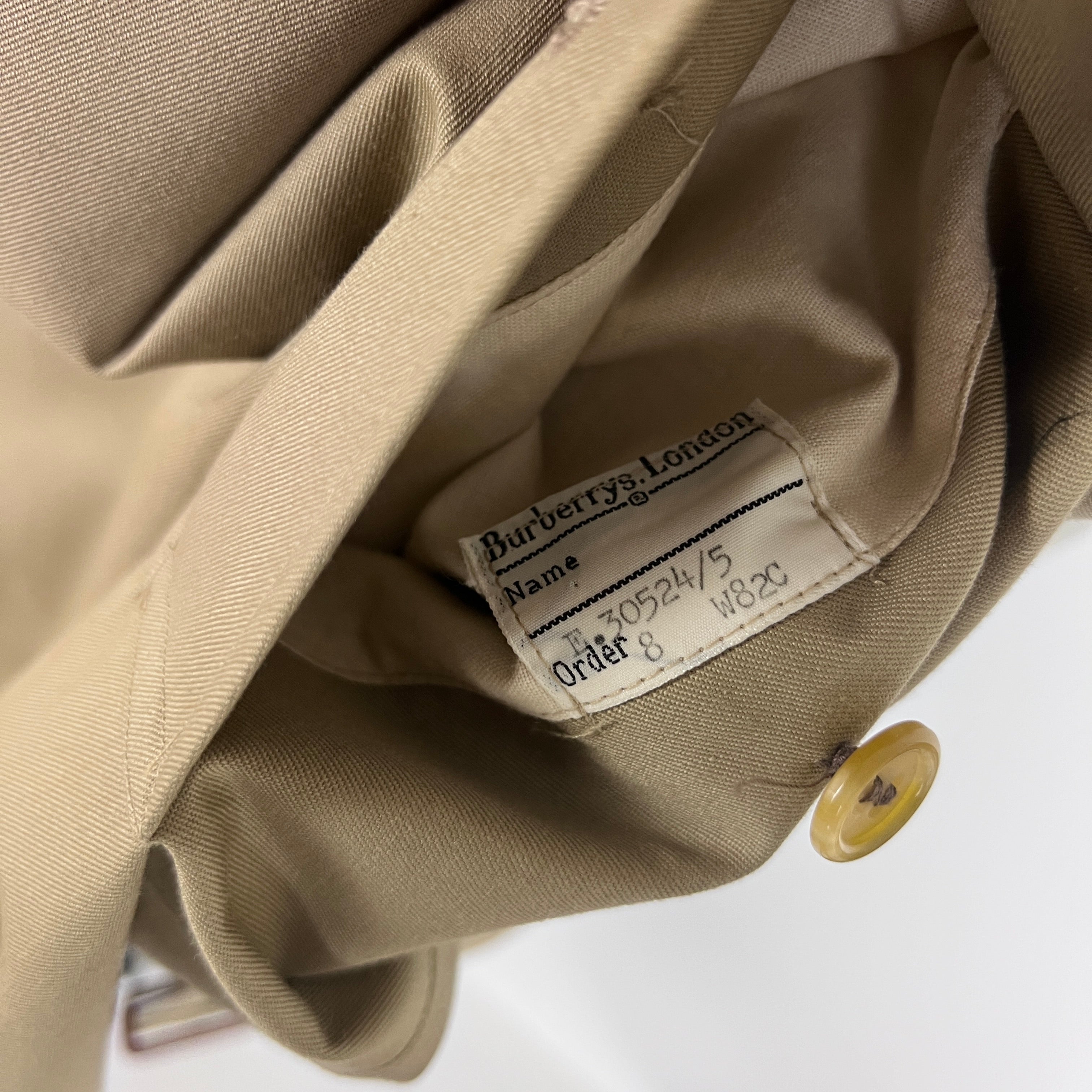 Trench BURBERRY S coton beige