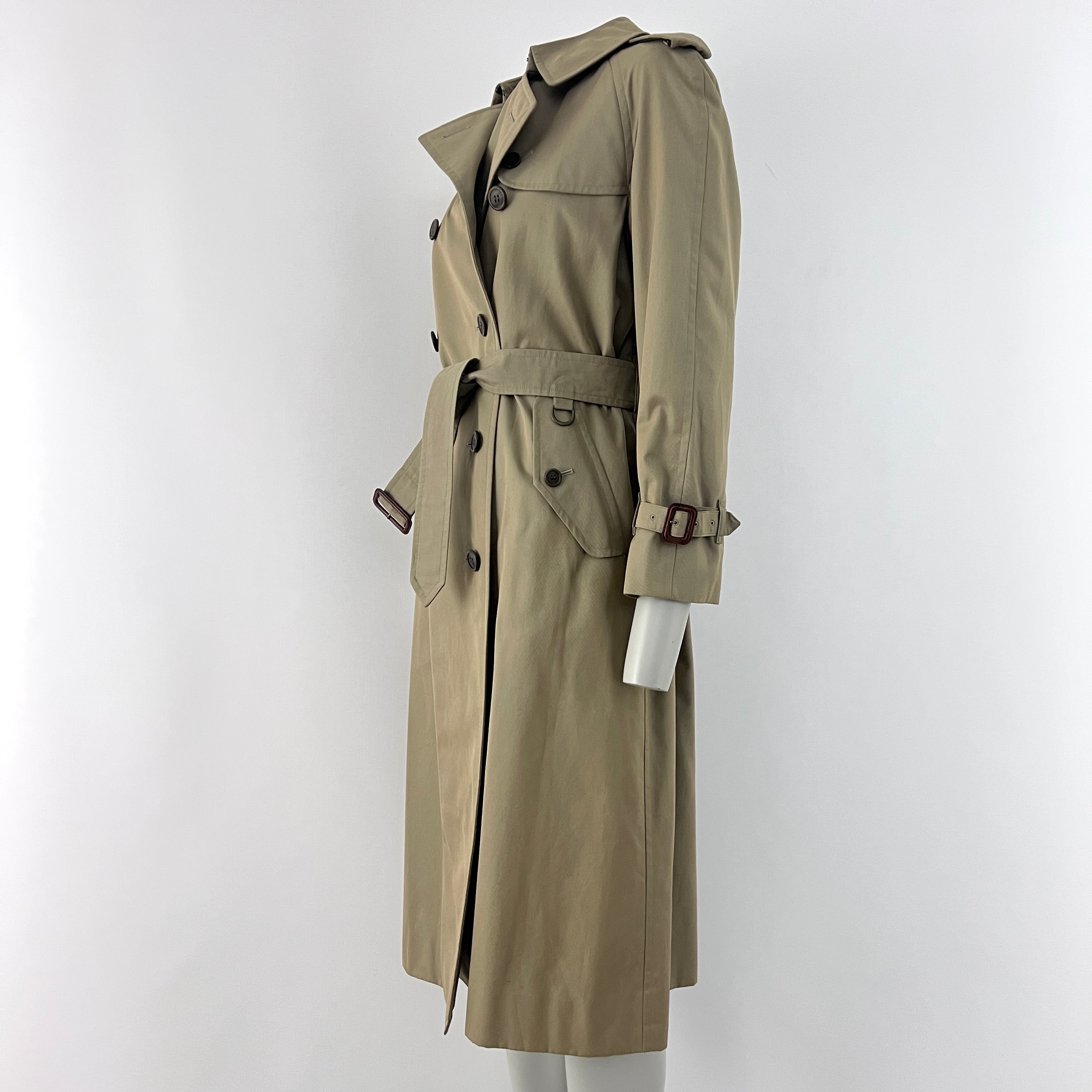 Trench BURBERRY S coton kaki