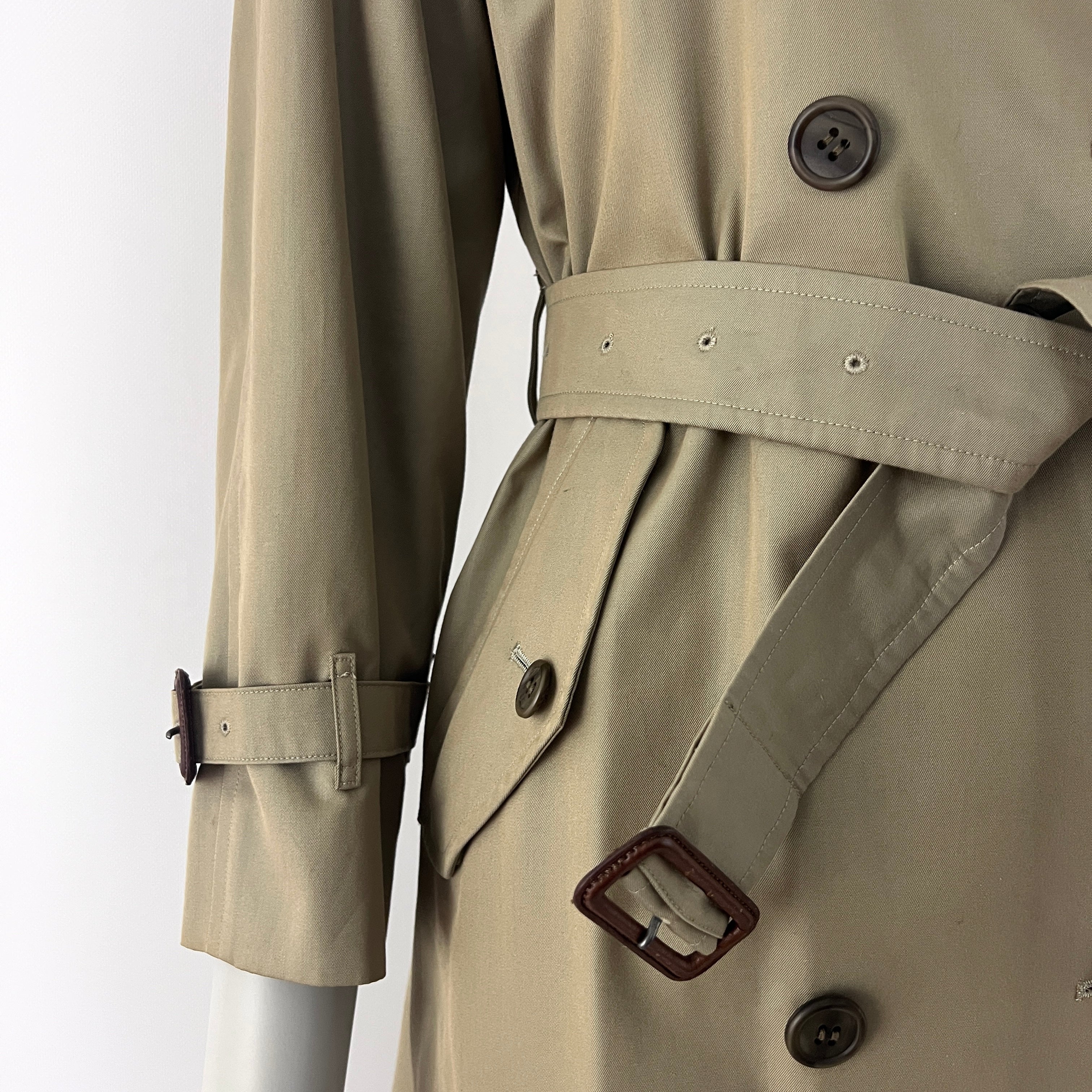 Trench BURBERRY S coton kaki