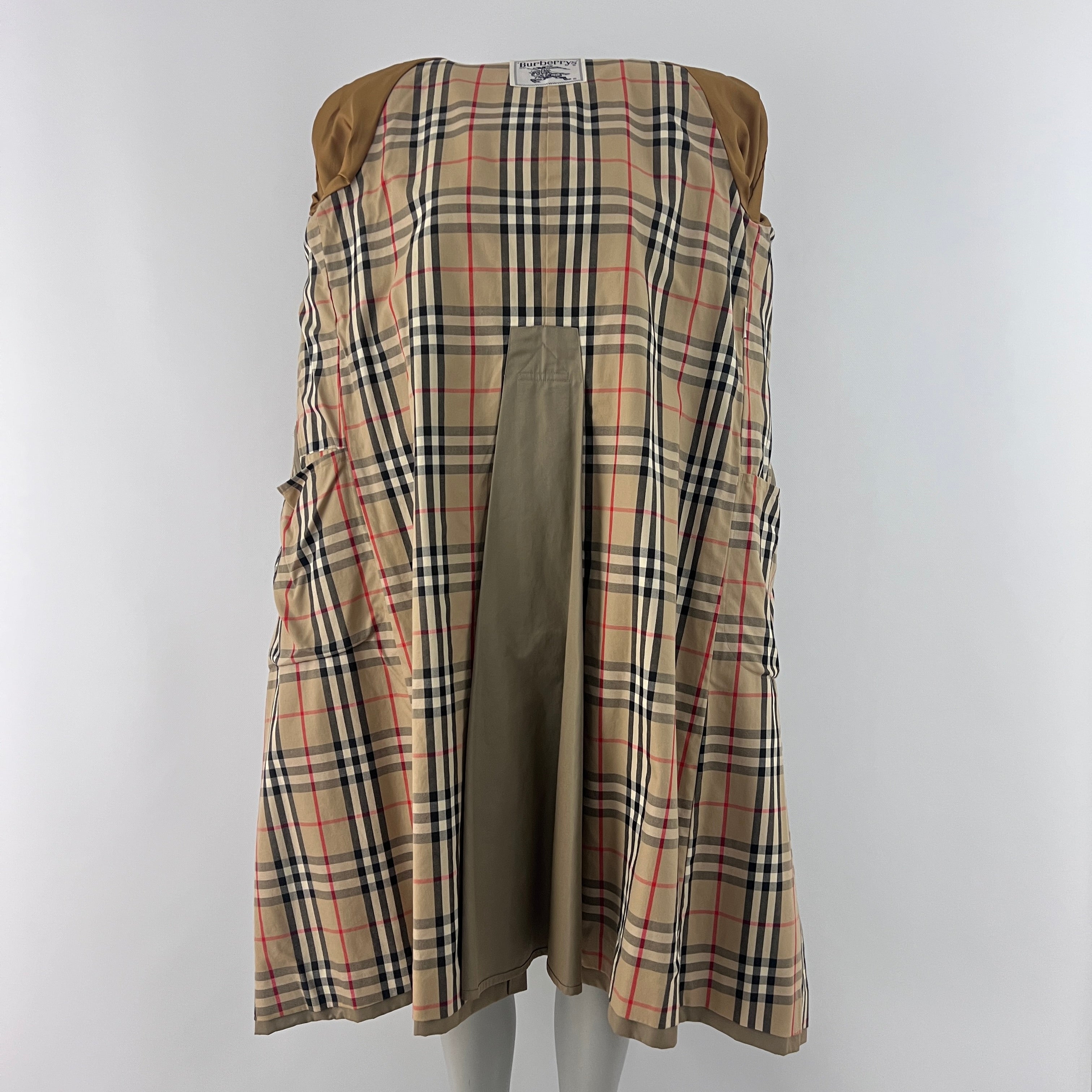 Trench BURBERRY S coton kaki