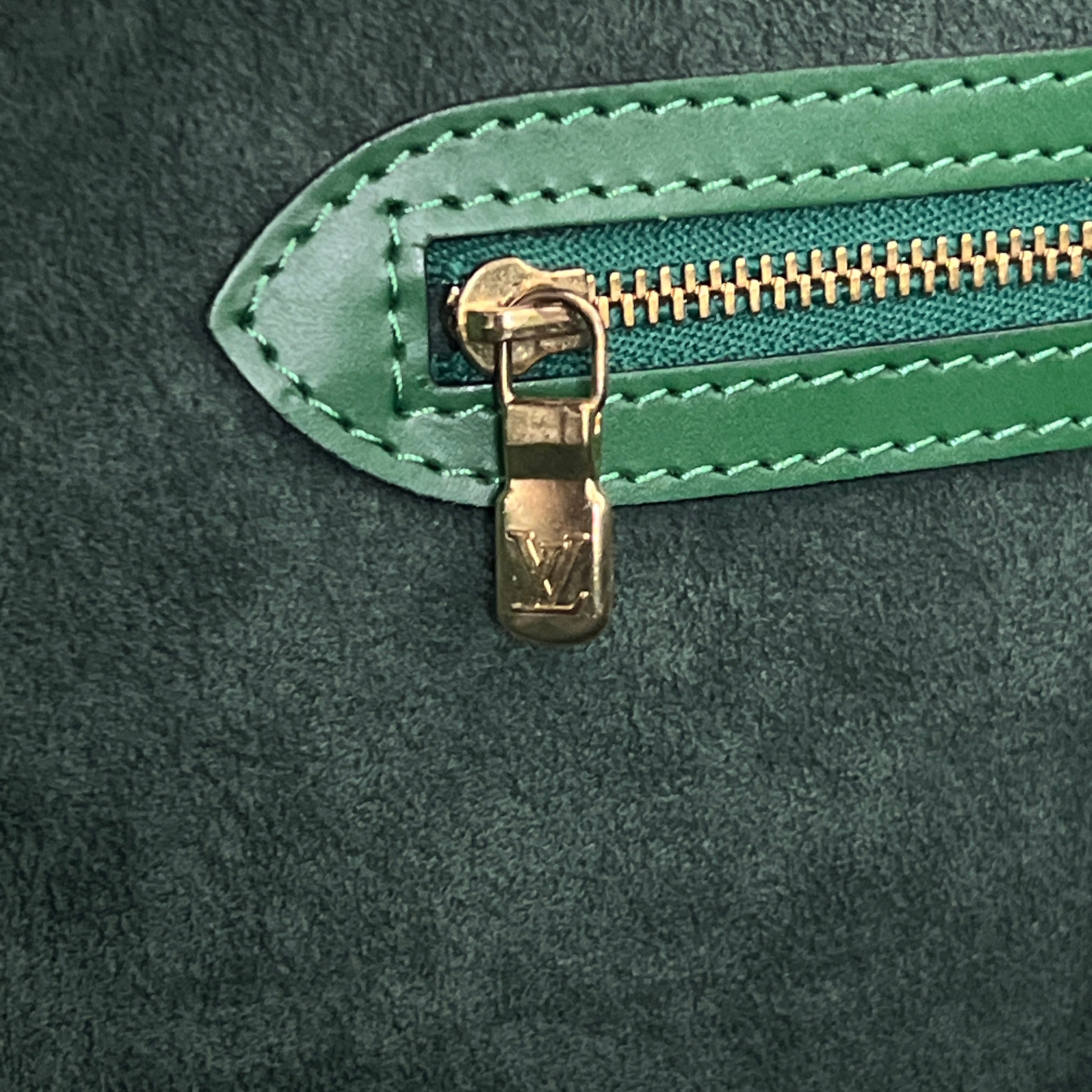 Sac à main LOUIS VUITTON Saint Jacques cuir épi vert