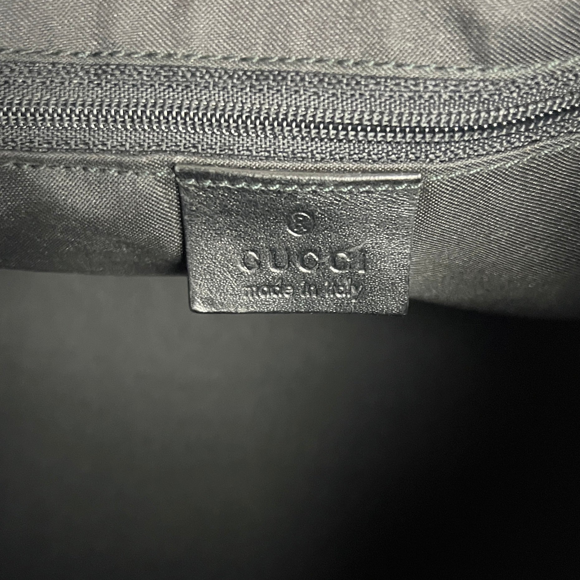 Sac à main GUCCI Hobo Bamboo toile et cuir marron