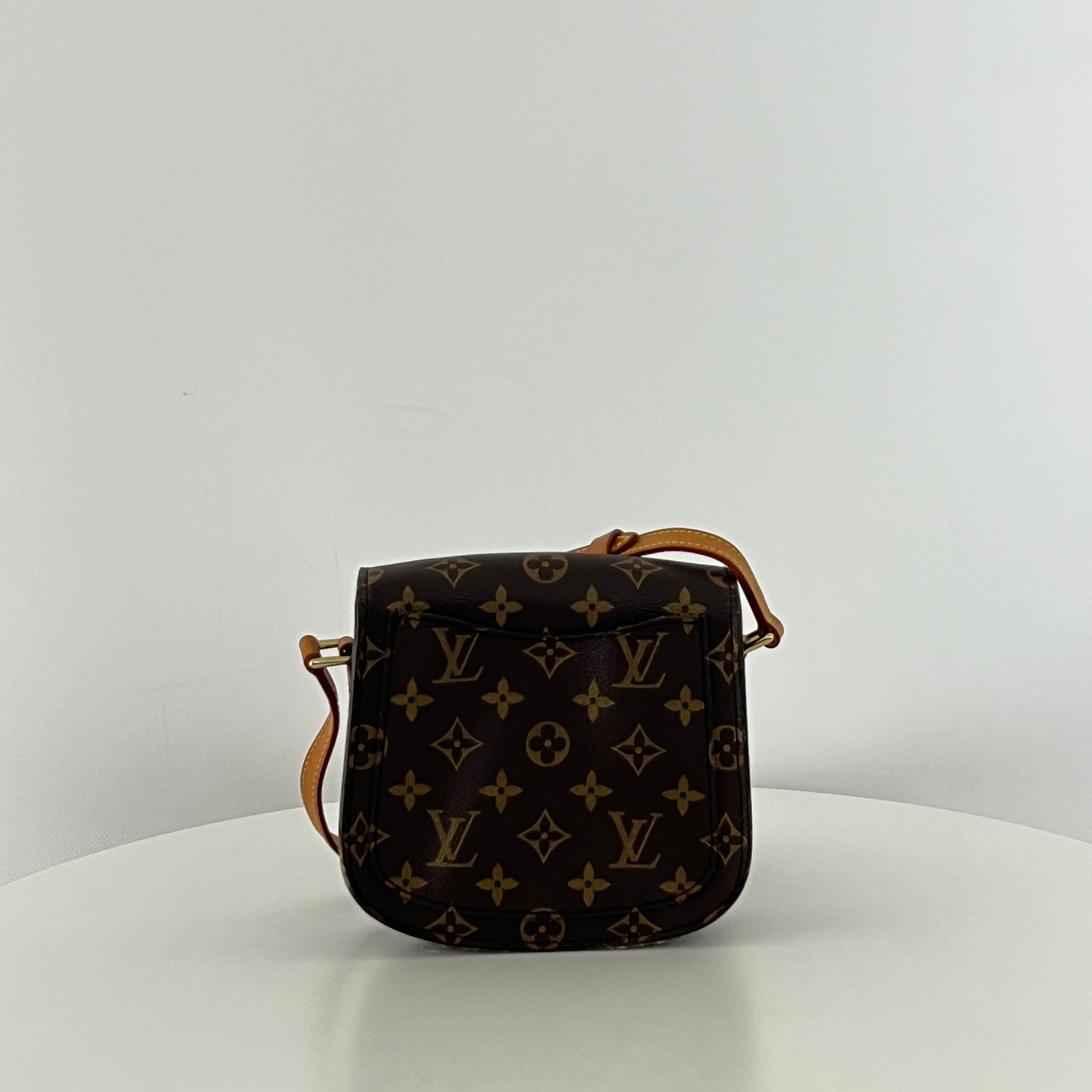Sac à main LOUIS VUITTON Mini Saint Cloud toile et cuir marron