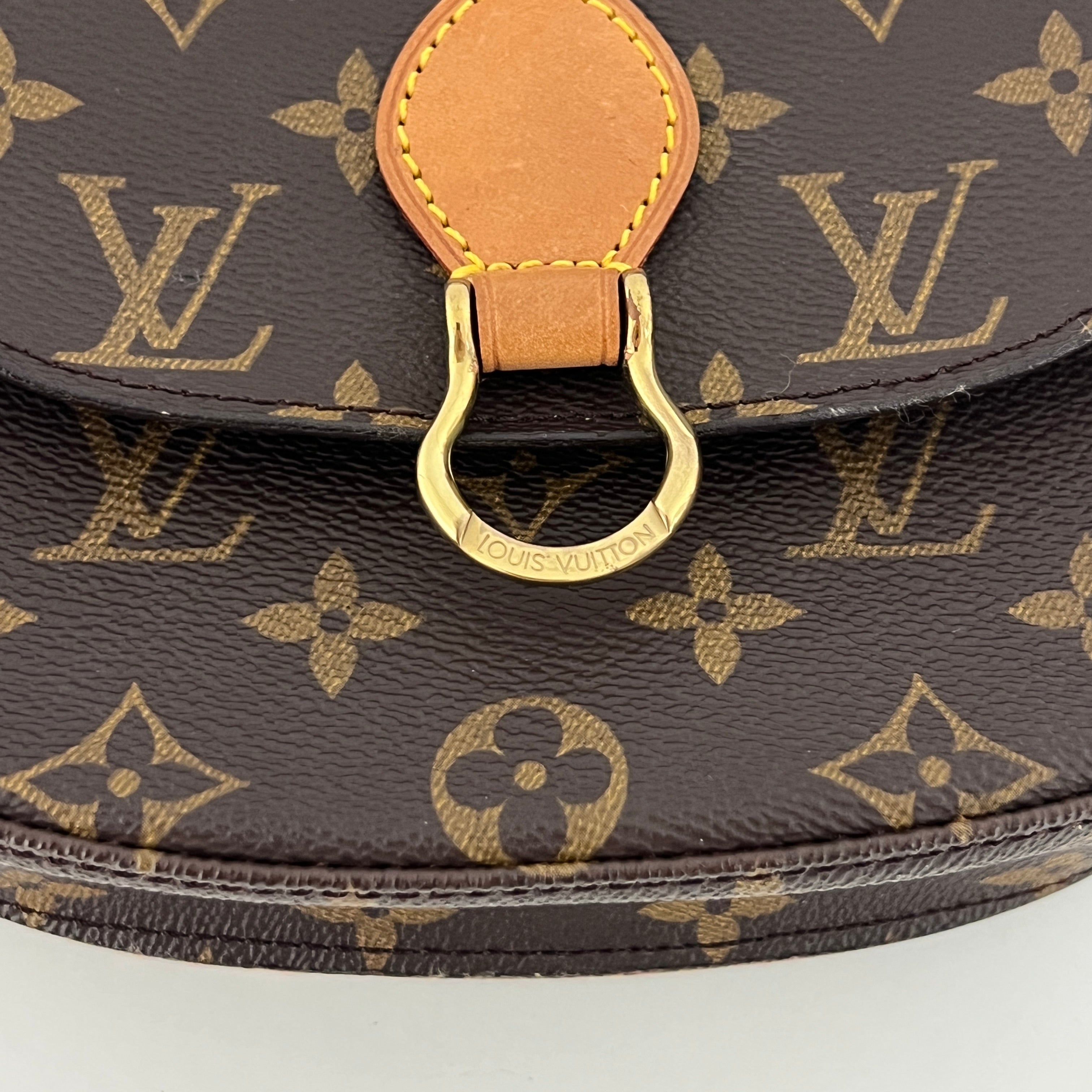 Sac à main LOUIS VUITTON Mini Saint Cloud toile et cuir marron