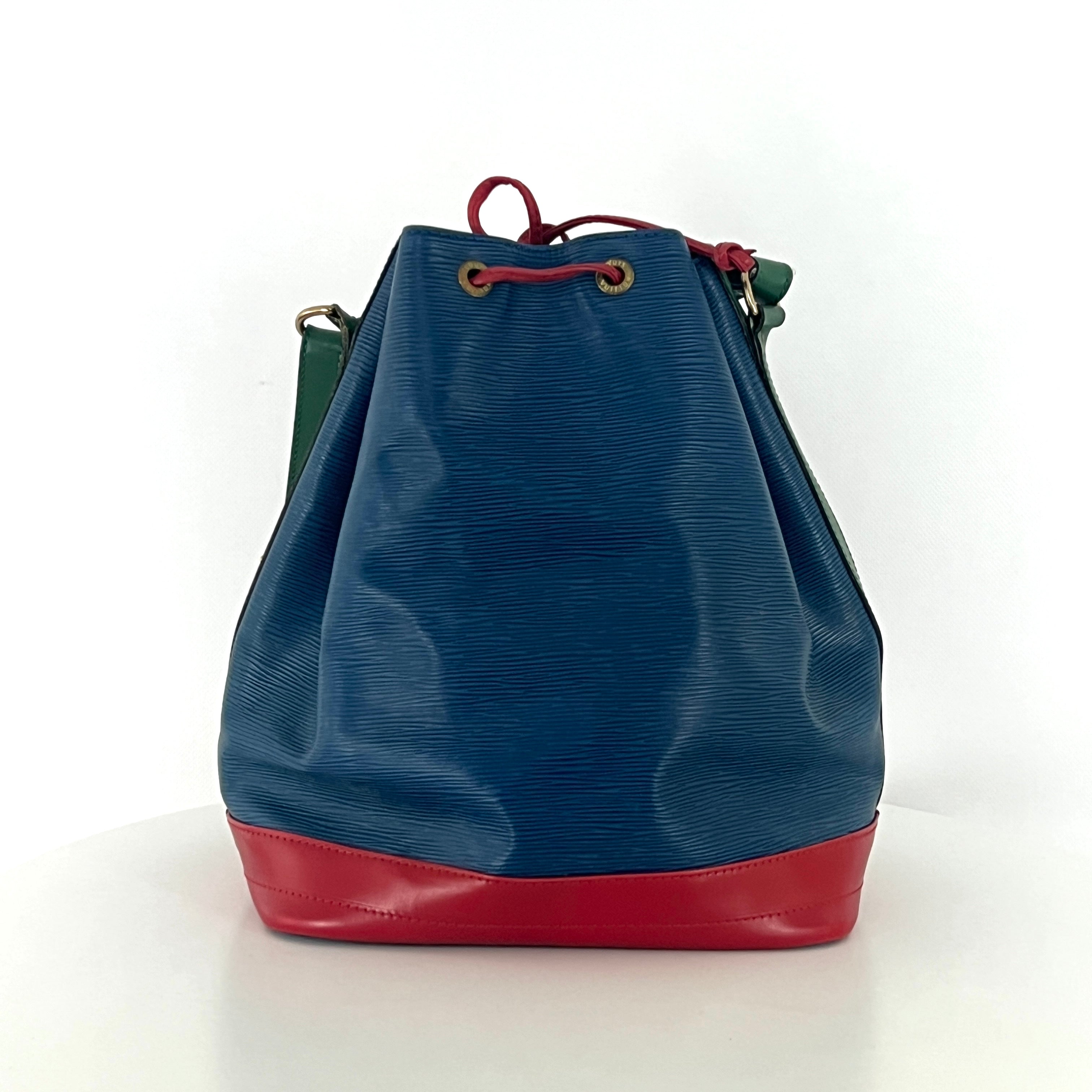 LOUIS VUITTON Noé handbag, large tricolor Epi leather