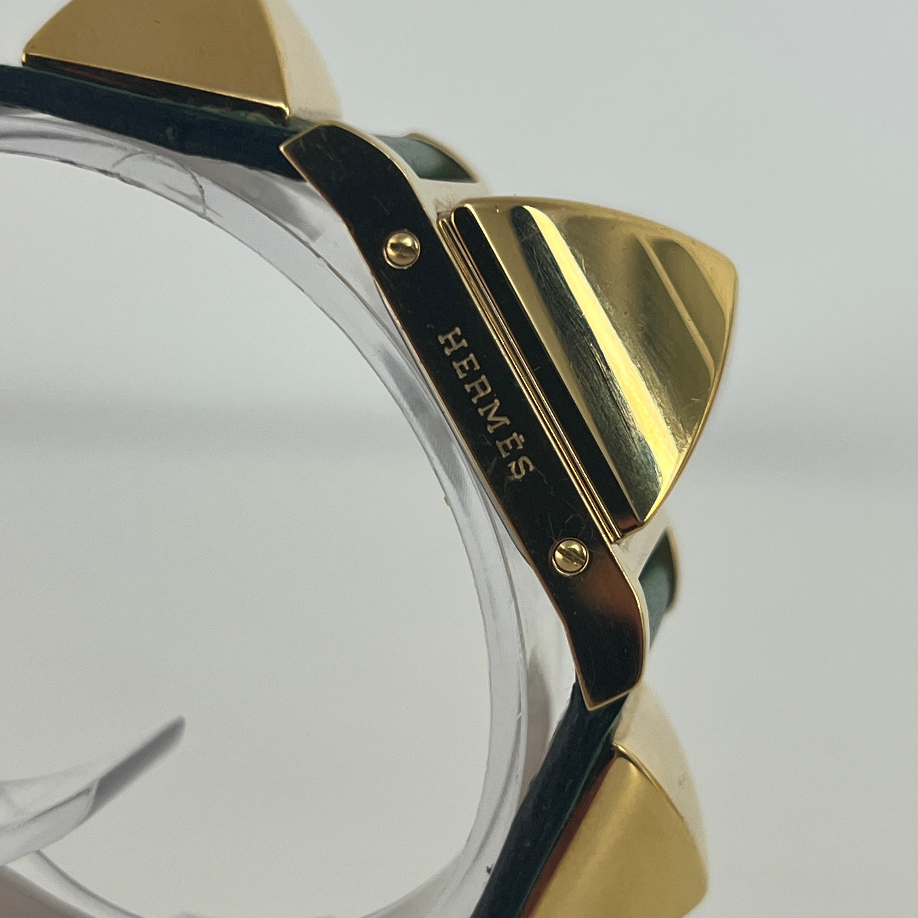 HERMÈS Médor watch, gold-plated