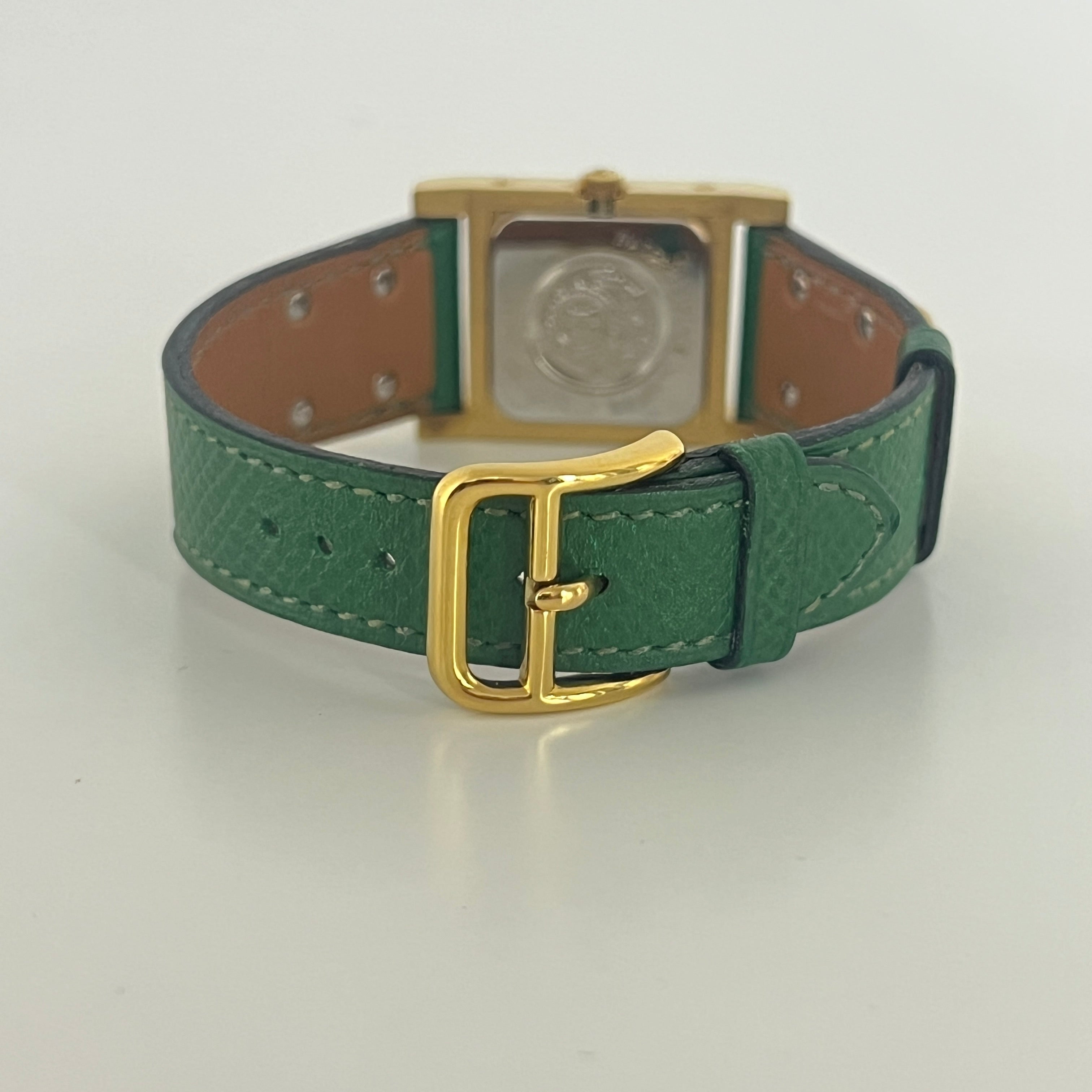 HERMÈS Médor watch, gold-plated