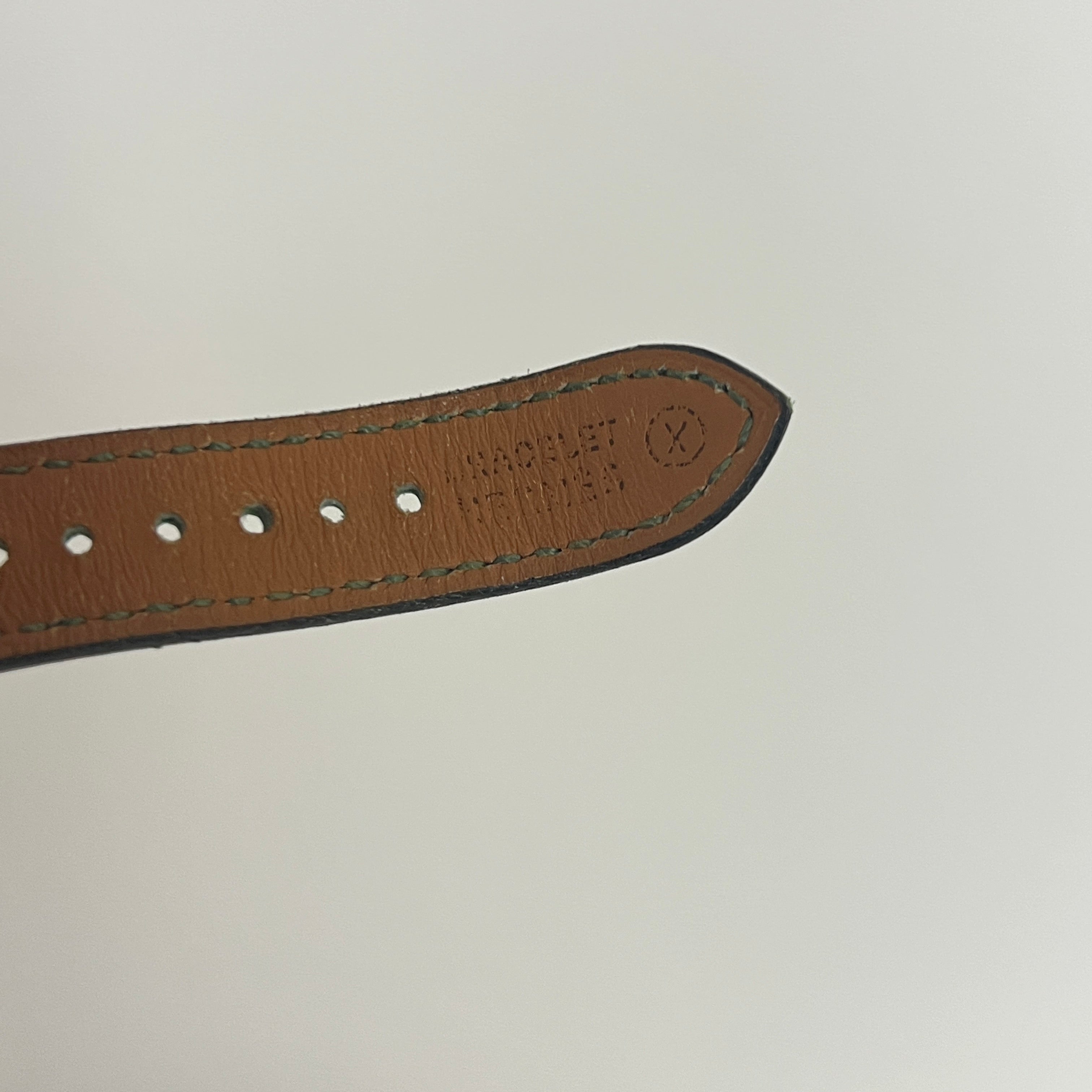 HERMÈS Médor watch, gold-plated