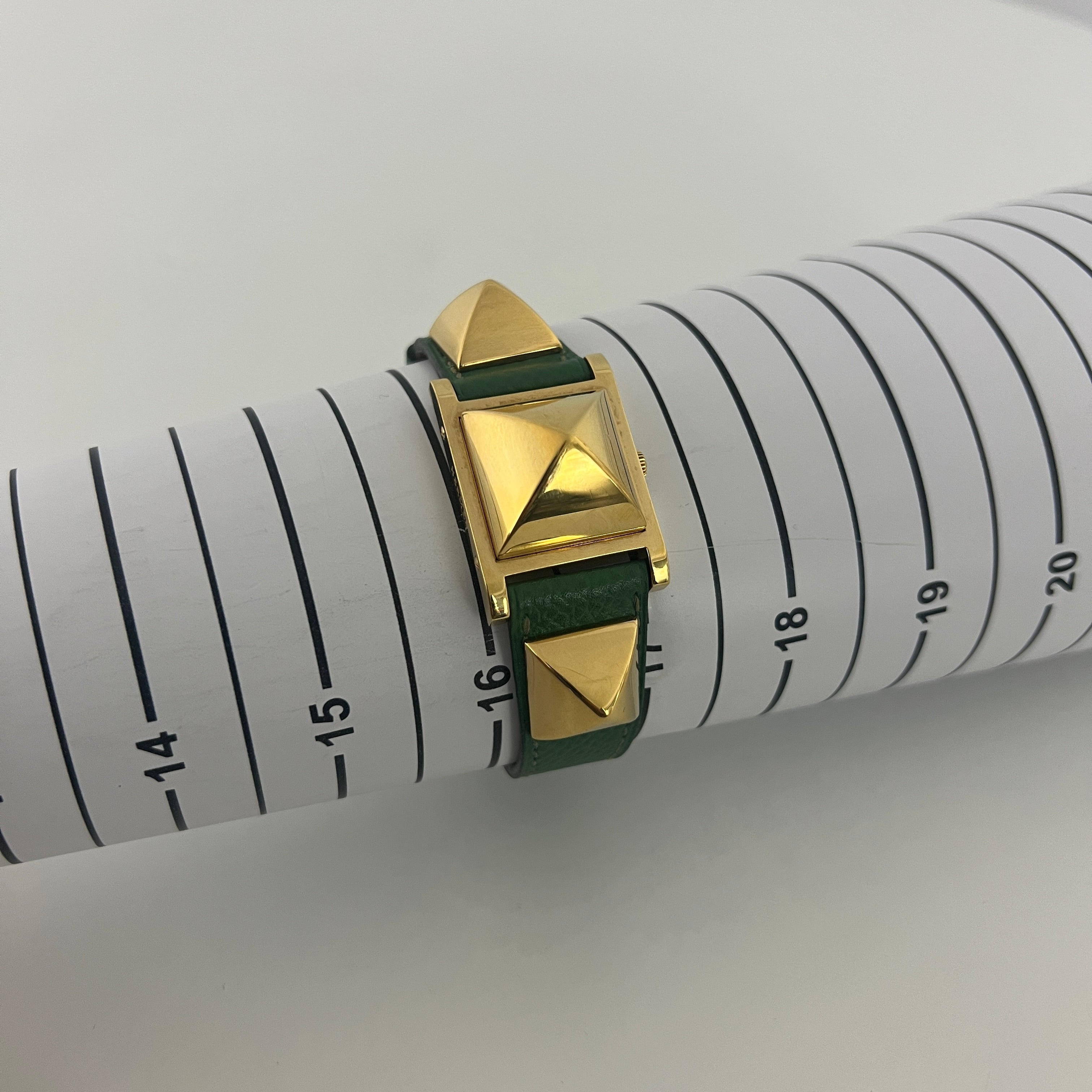 HERMÈS Médor watch, gold-plated