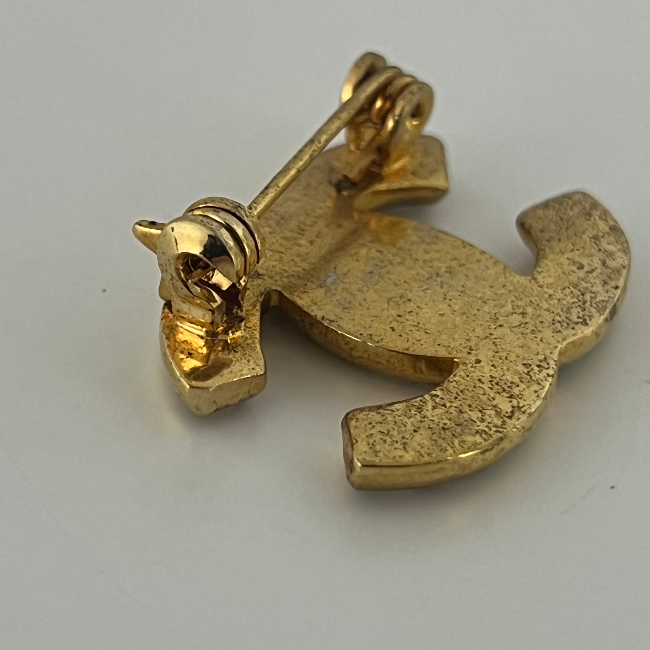 Broche CHANEL CC Strass