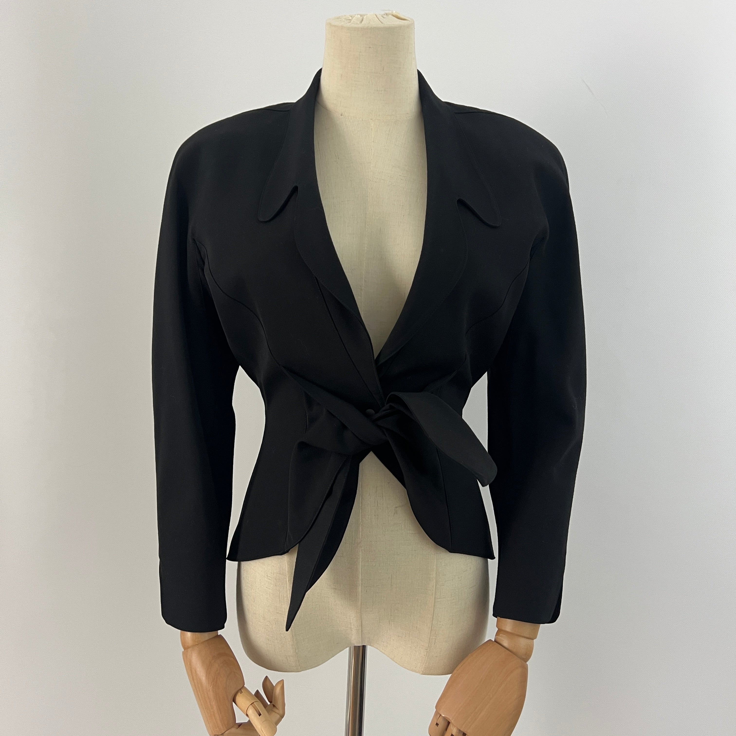 Veste MUGLER XXS Laine Noir