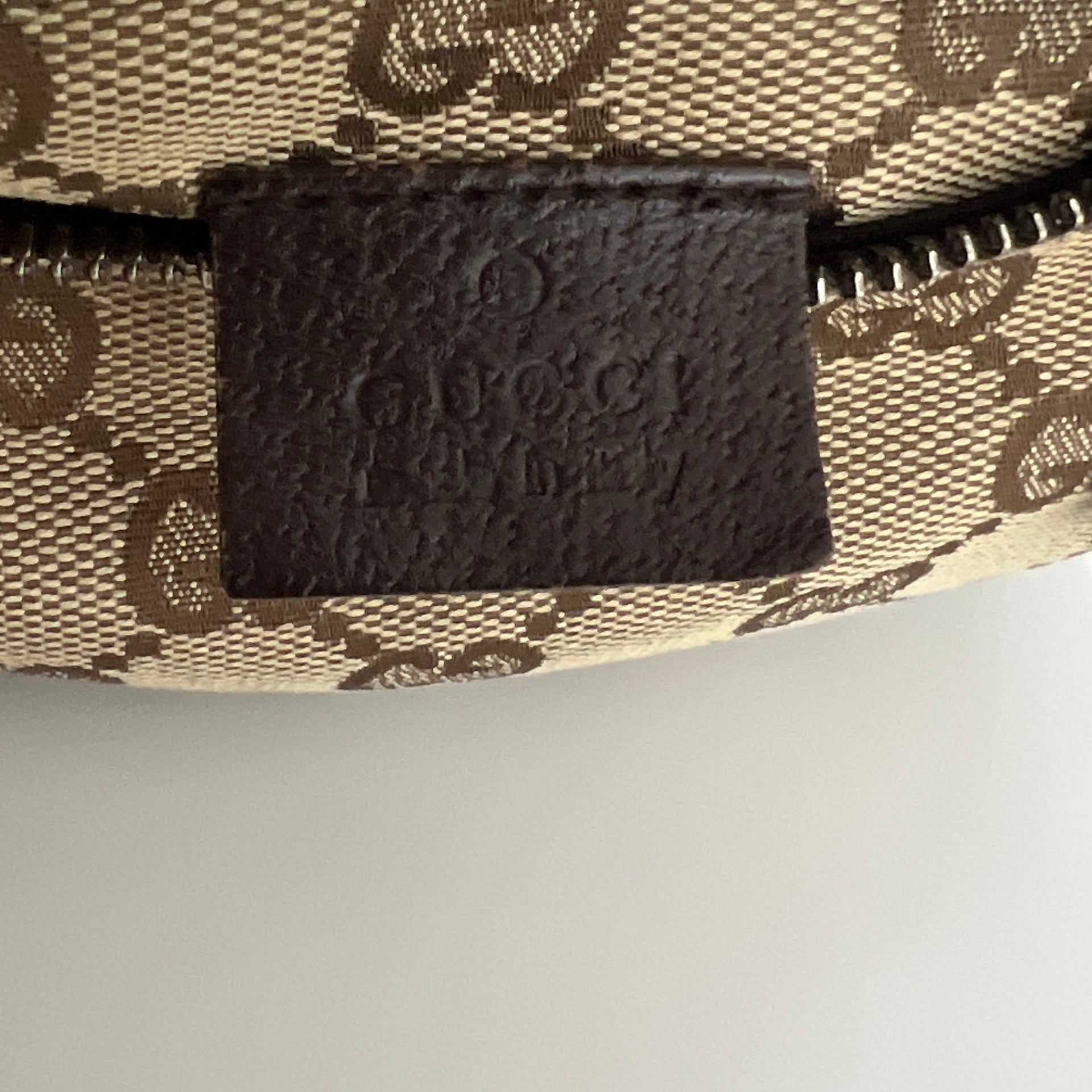 GUCCI GG Ophidia canvas and leather handbag Brown