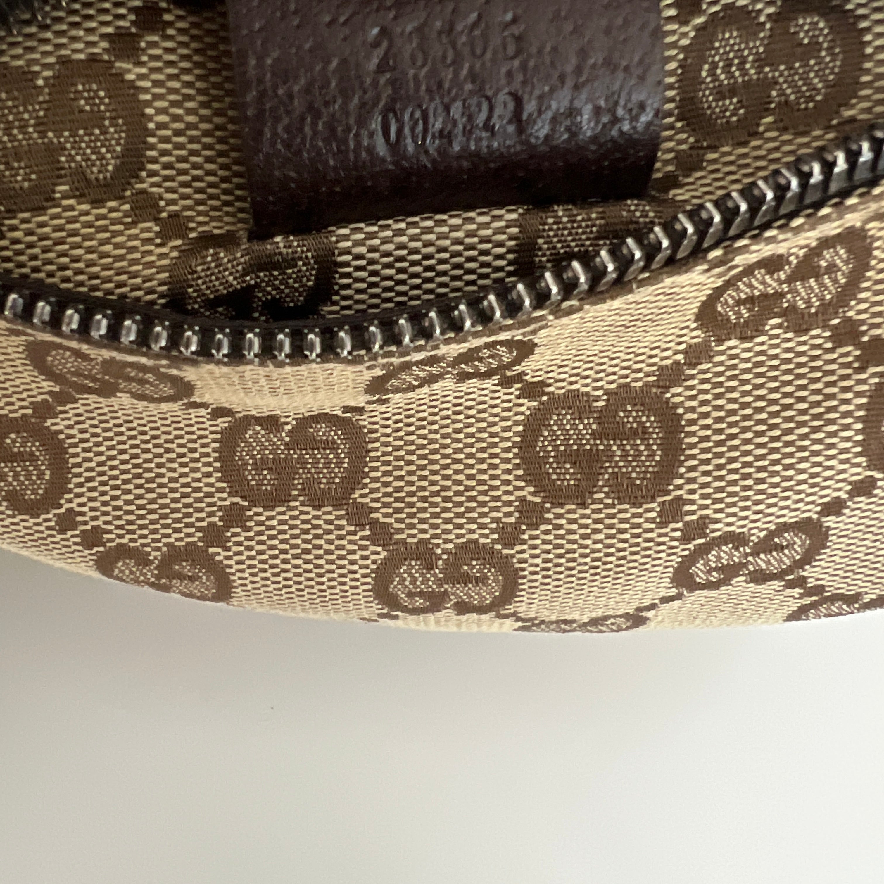 GUCCI GG Ophidia canvas and leather handbag Brown