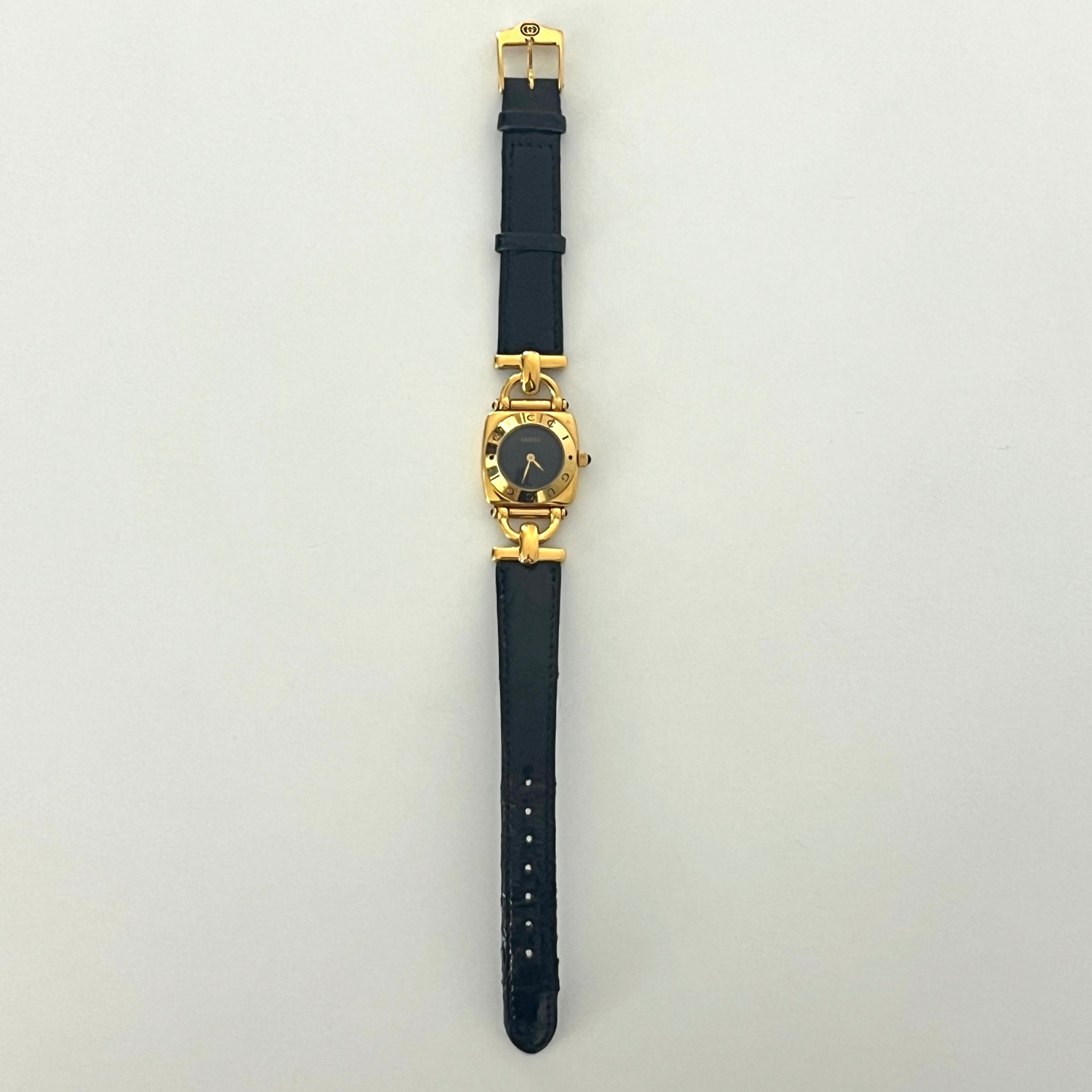 GUCCI 6300 L Gold Plated Watch