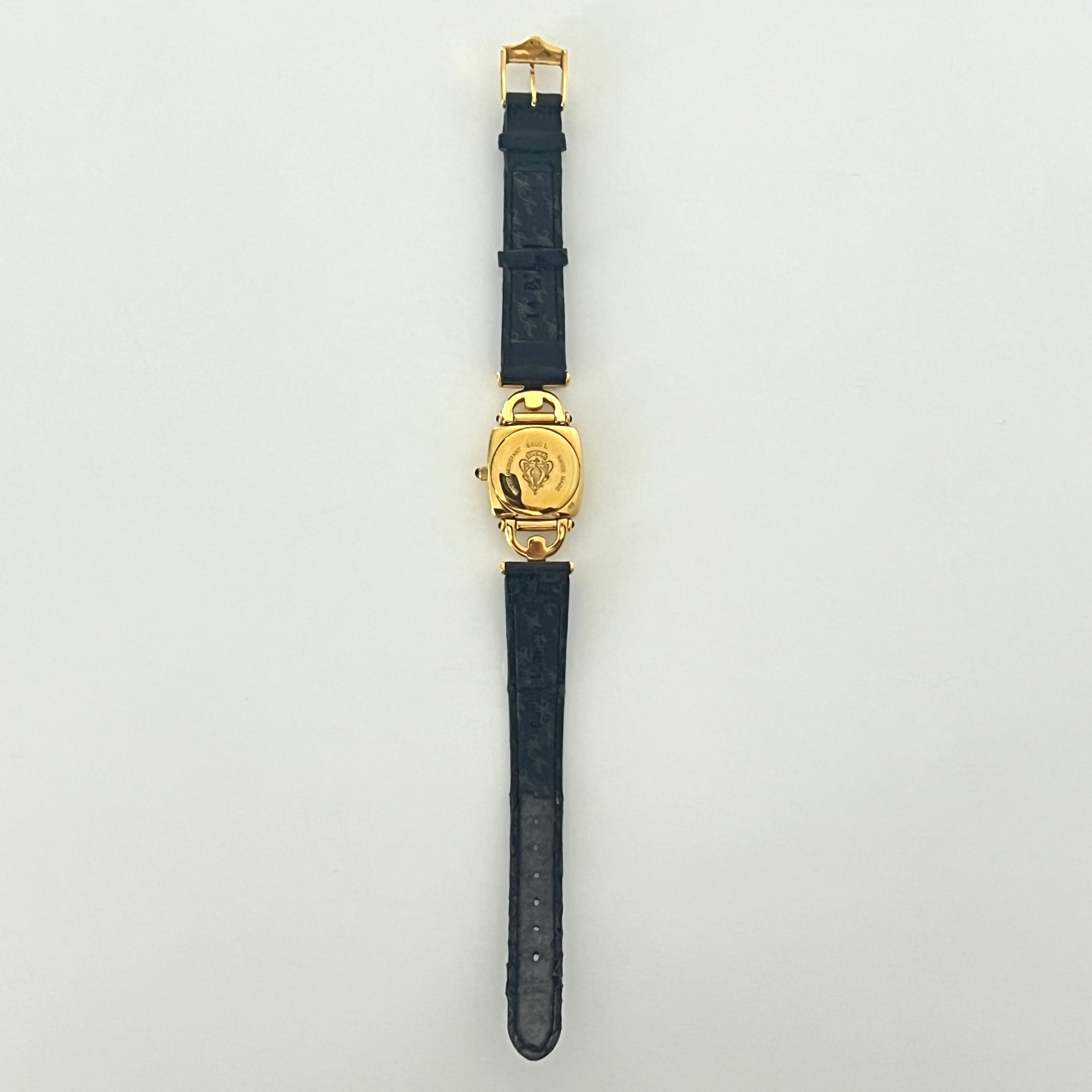 GUCCI 6300 L Gold Plated Watch
