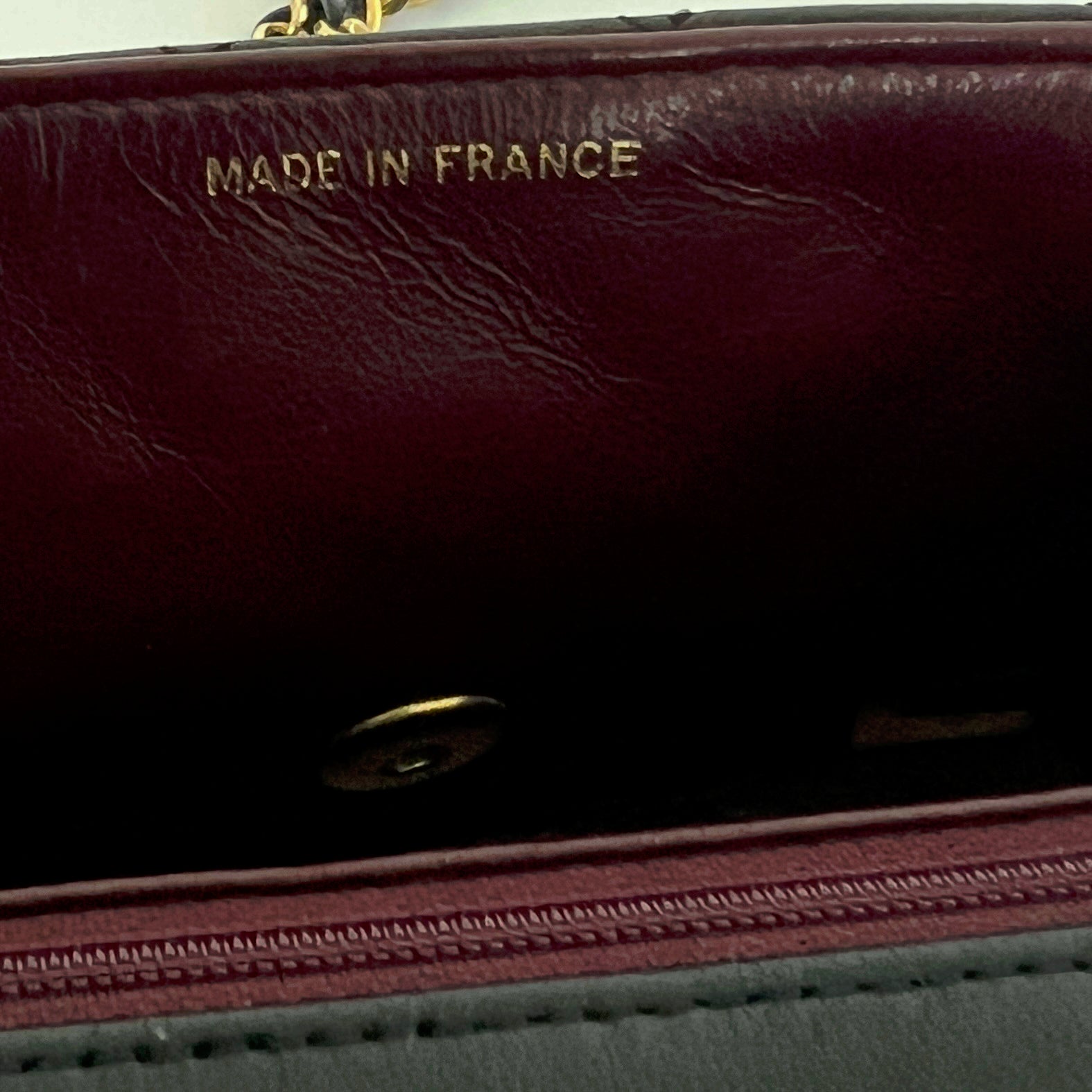 Sac à main CHANEL Timeless Classique Mini Single Flap cuir d'agneau noir