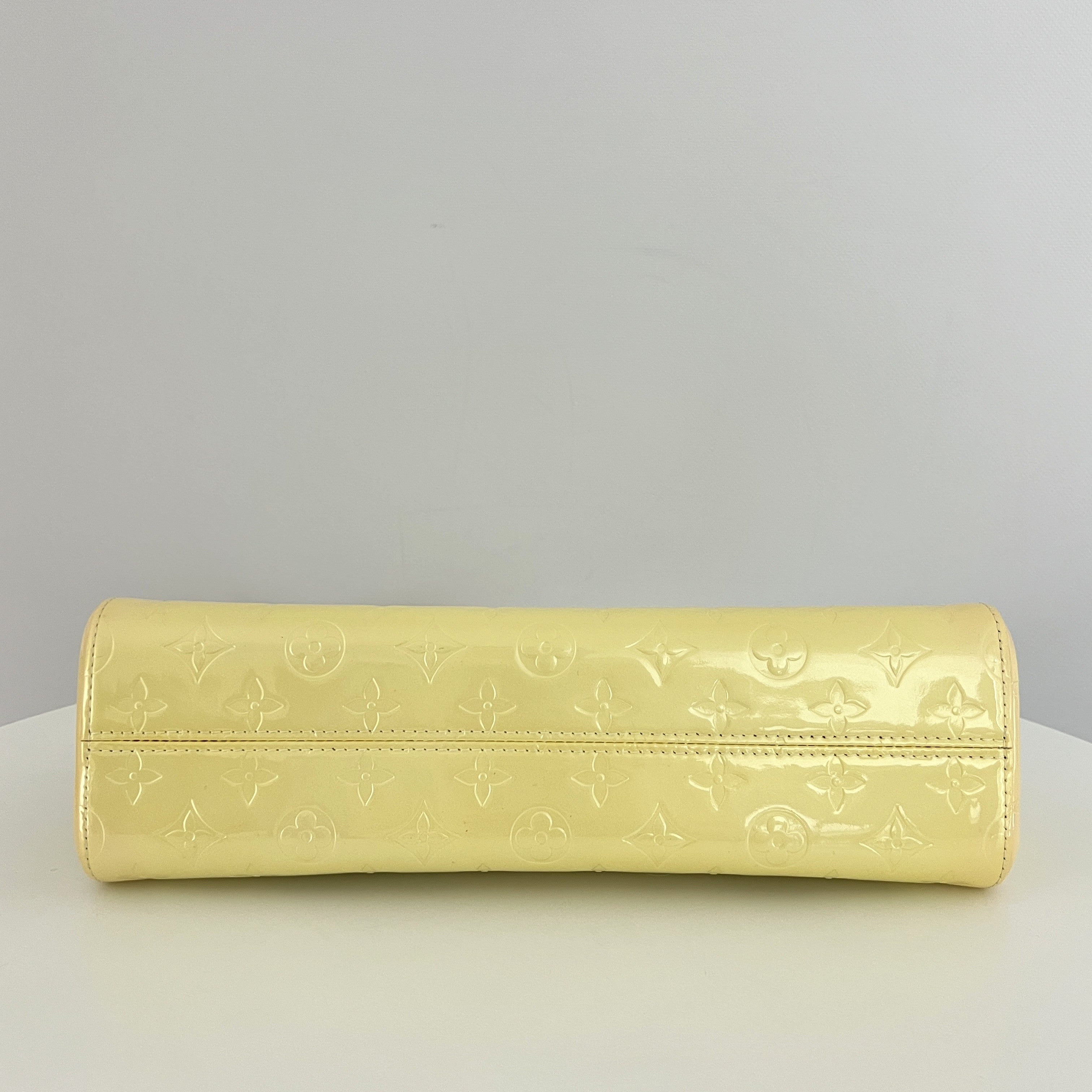 Sac à main LOUIS VUITTON Roxbury cuir verni perle