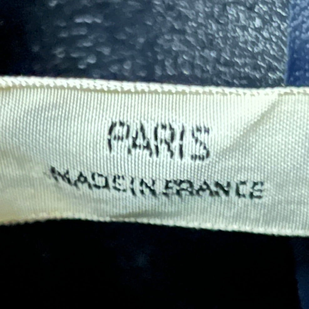 DIOR Boston Trotter Mini handbag in navy canvas and leather