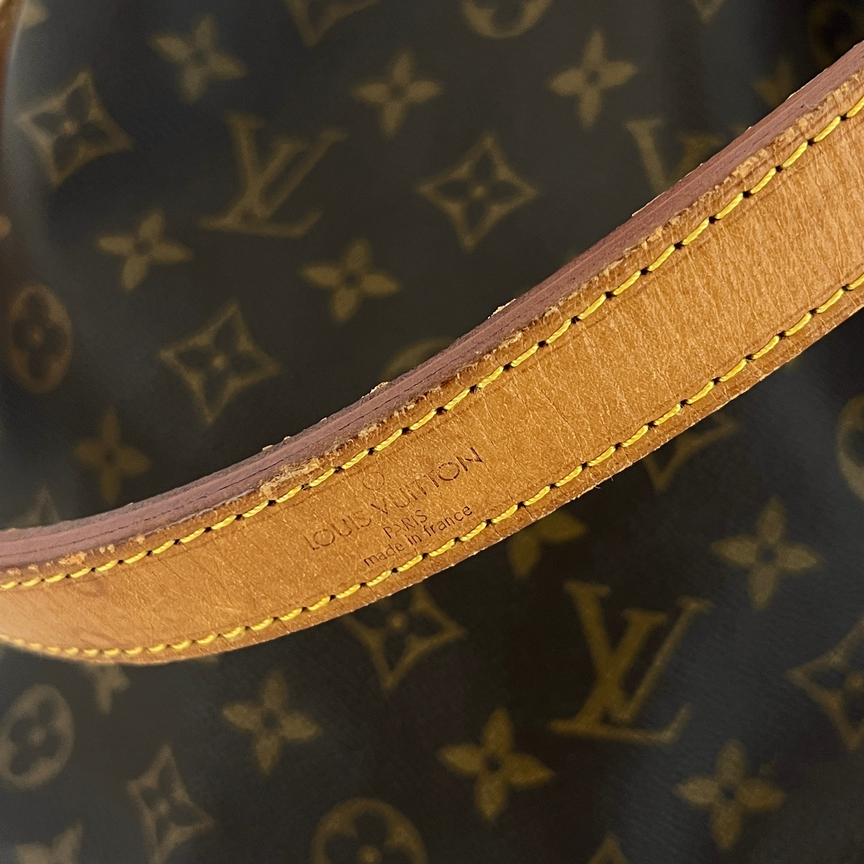 Sac à main LOUIS VUITTON Noé Petit toile et cuir marron