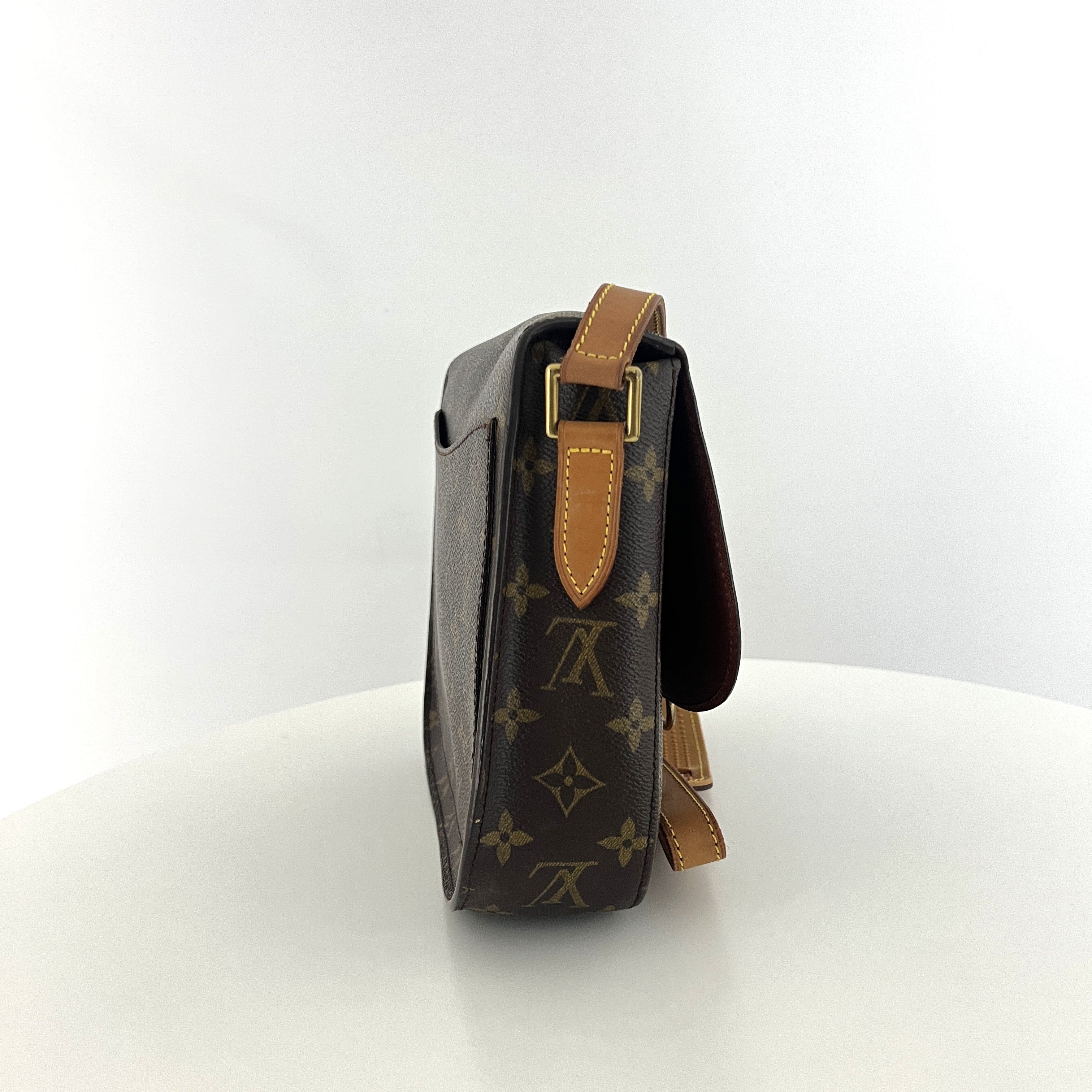 Sac à main LOUIS VUITTON Saint Cloud GM toile et cuir marron