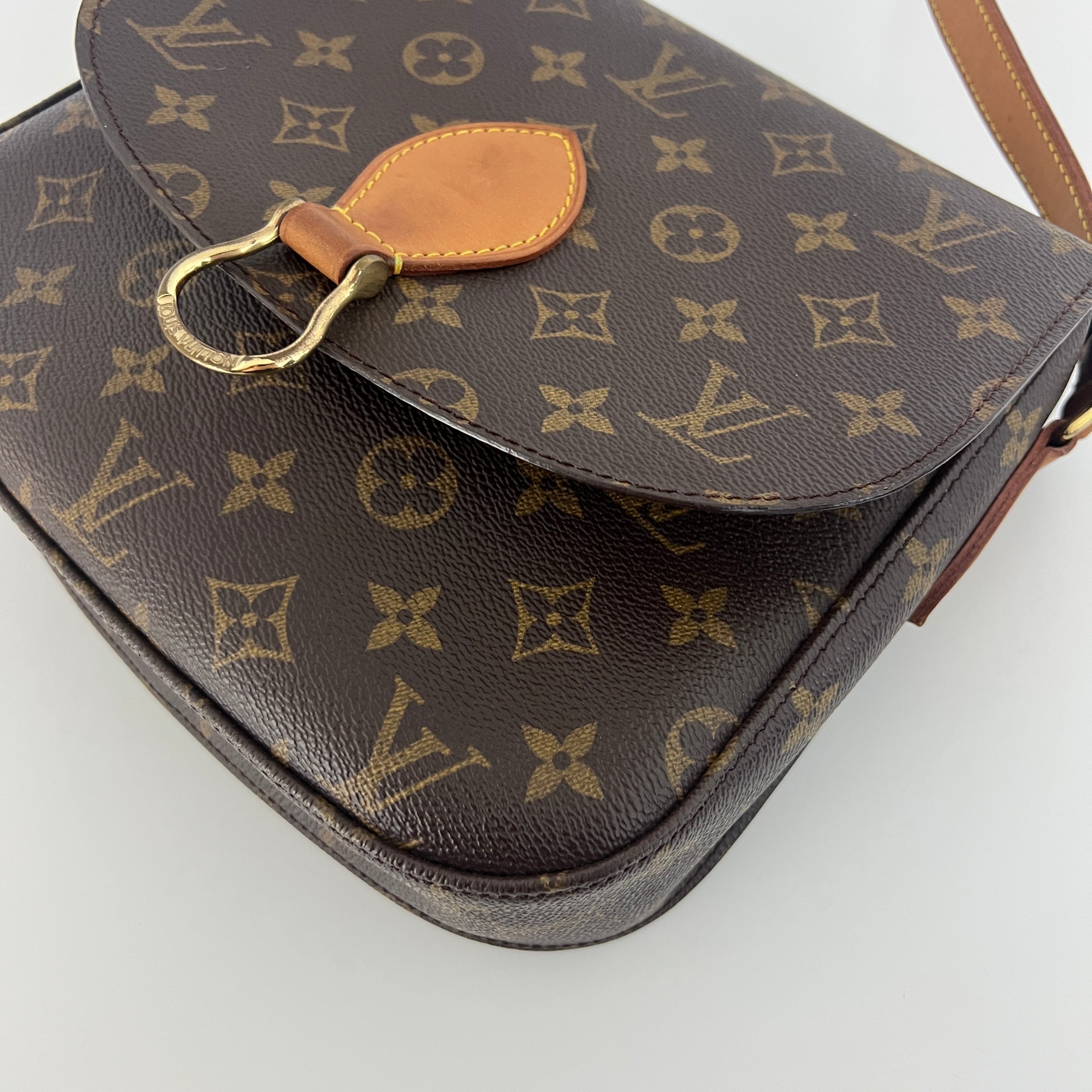 Sac à main LOUIS VUITTON Saint Cloud GM toile et cuir marron