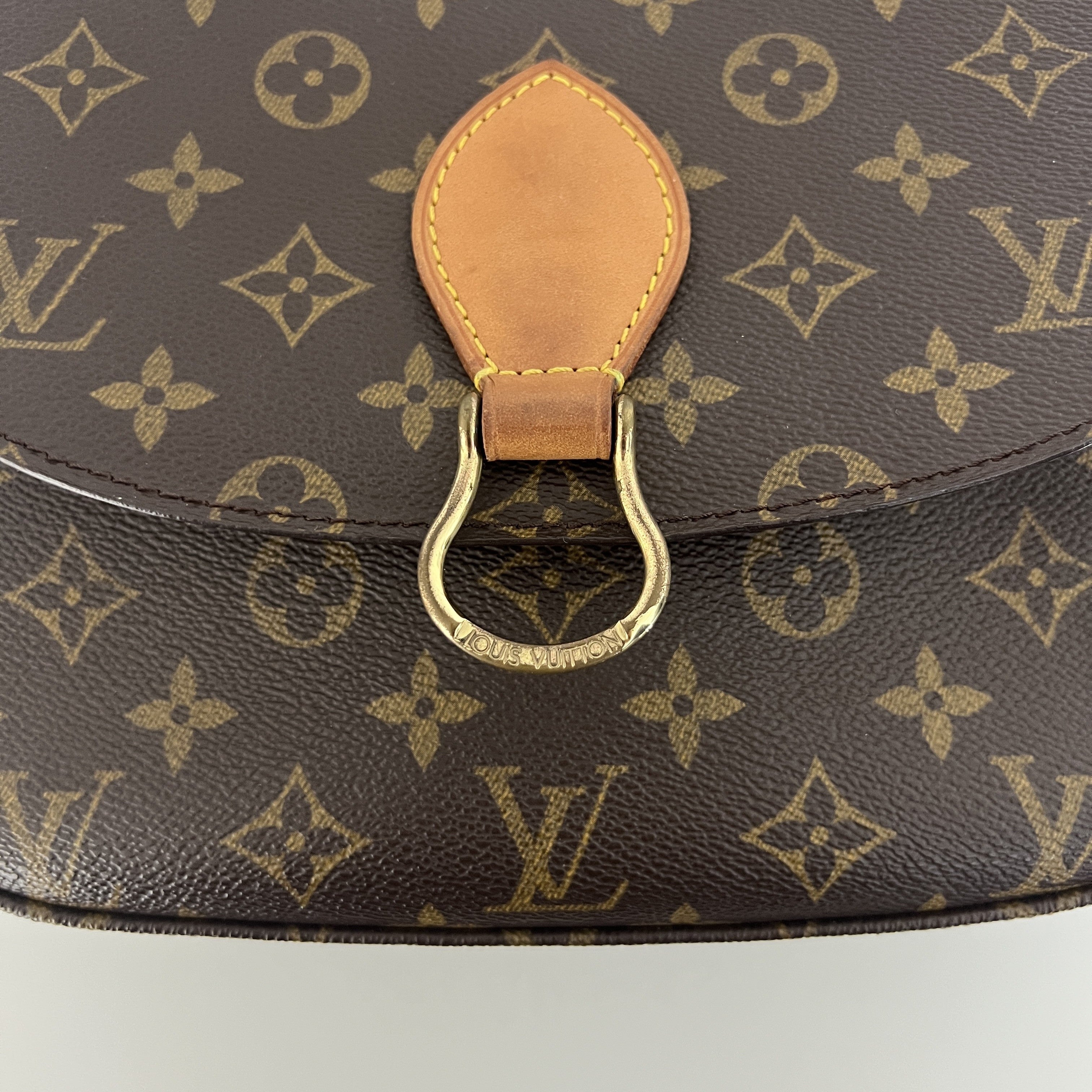 Sac à main LOUIS VUITTON Saint Cloud GM toile et cuir marron