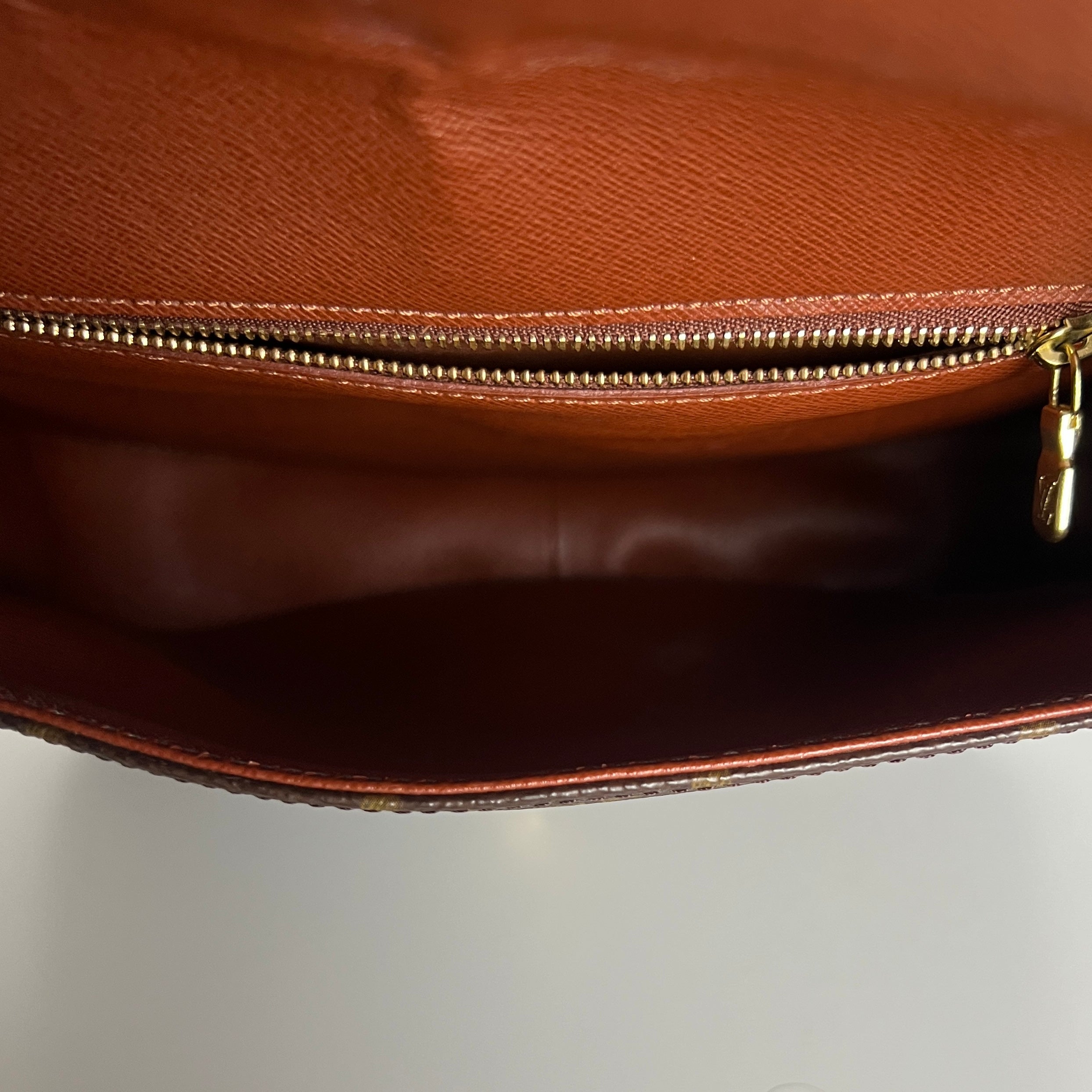 Sac à main LOUIS VUITTON Saint Cloud GM toile et cuir marron